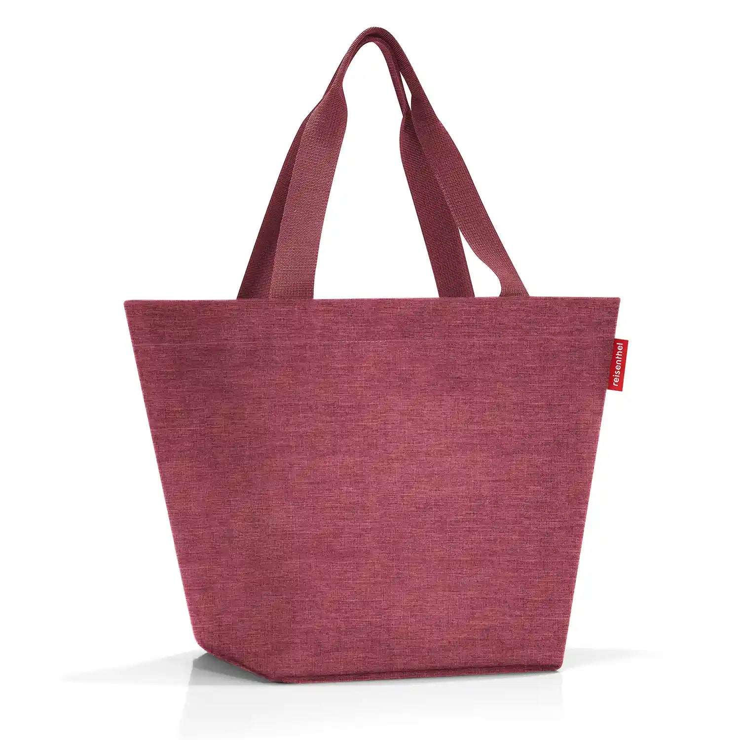 Reisenthel Shopping Shopper M Twist Maroon – mittelgroße Einkaufstasche im eleganten Weinrot