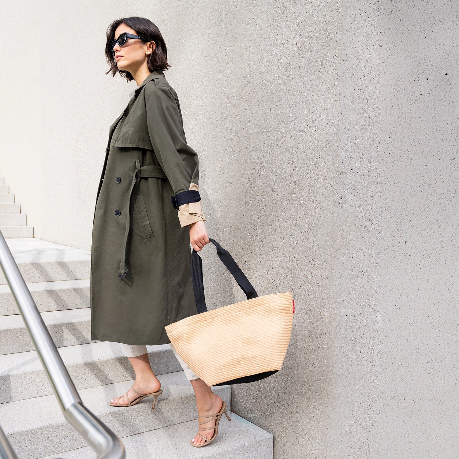 Reisenthel Shopping Shopper M - Raffia Black