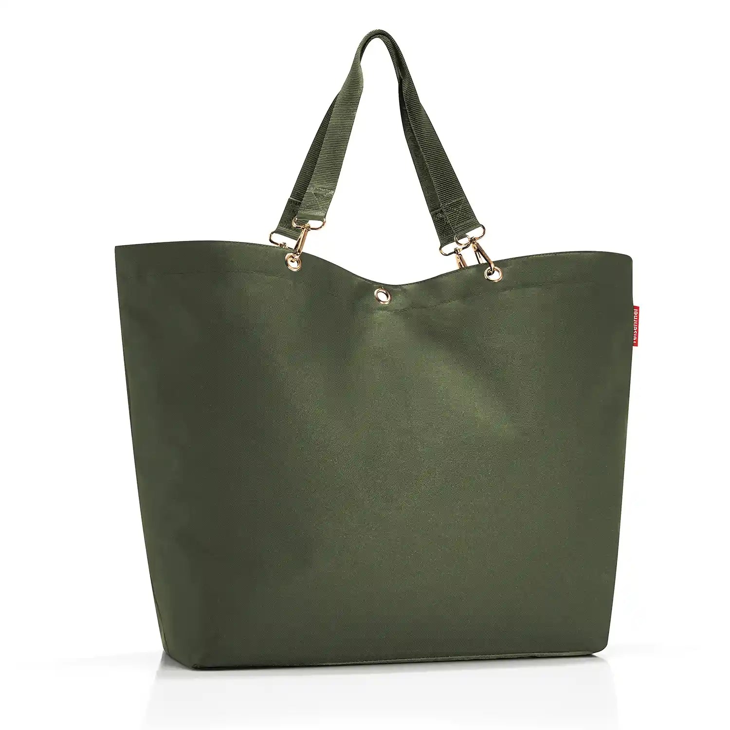 Reisenthel Shopping Shopper 68 cm Forest Gold – große Einkaufstasche mit stilvollem Muster in Grün und Gold