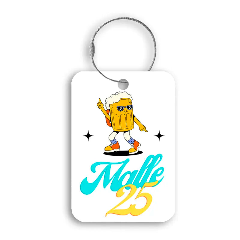 Tag-It Gepäckanhänger  9 cm - Malle 25 - Bunt