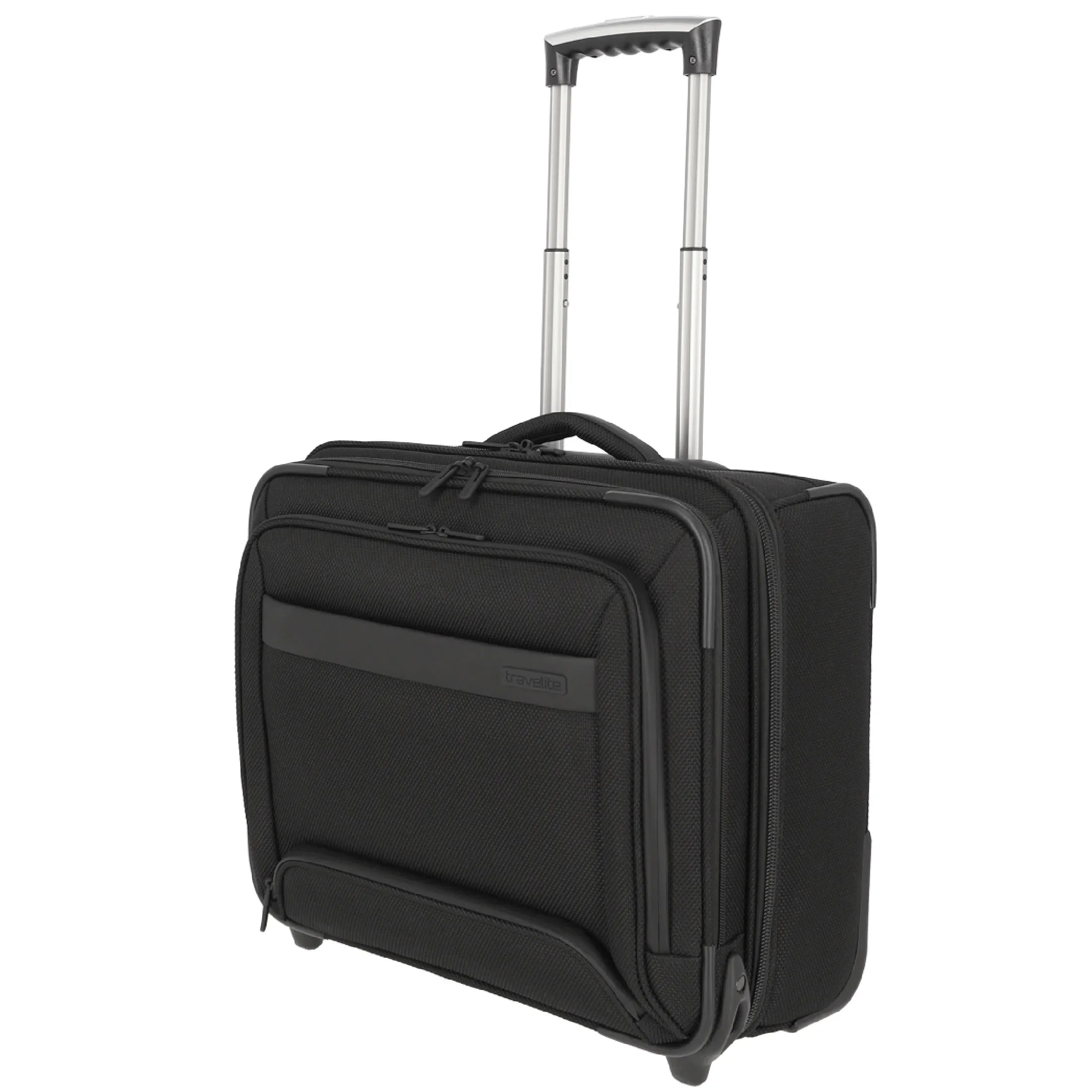 Travelite Meet 2 wheel business trolley 43 cm Black
