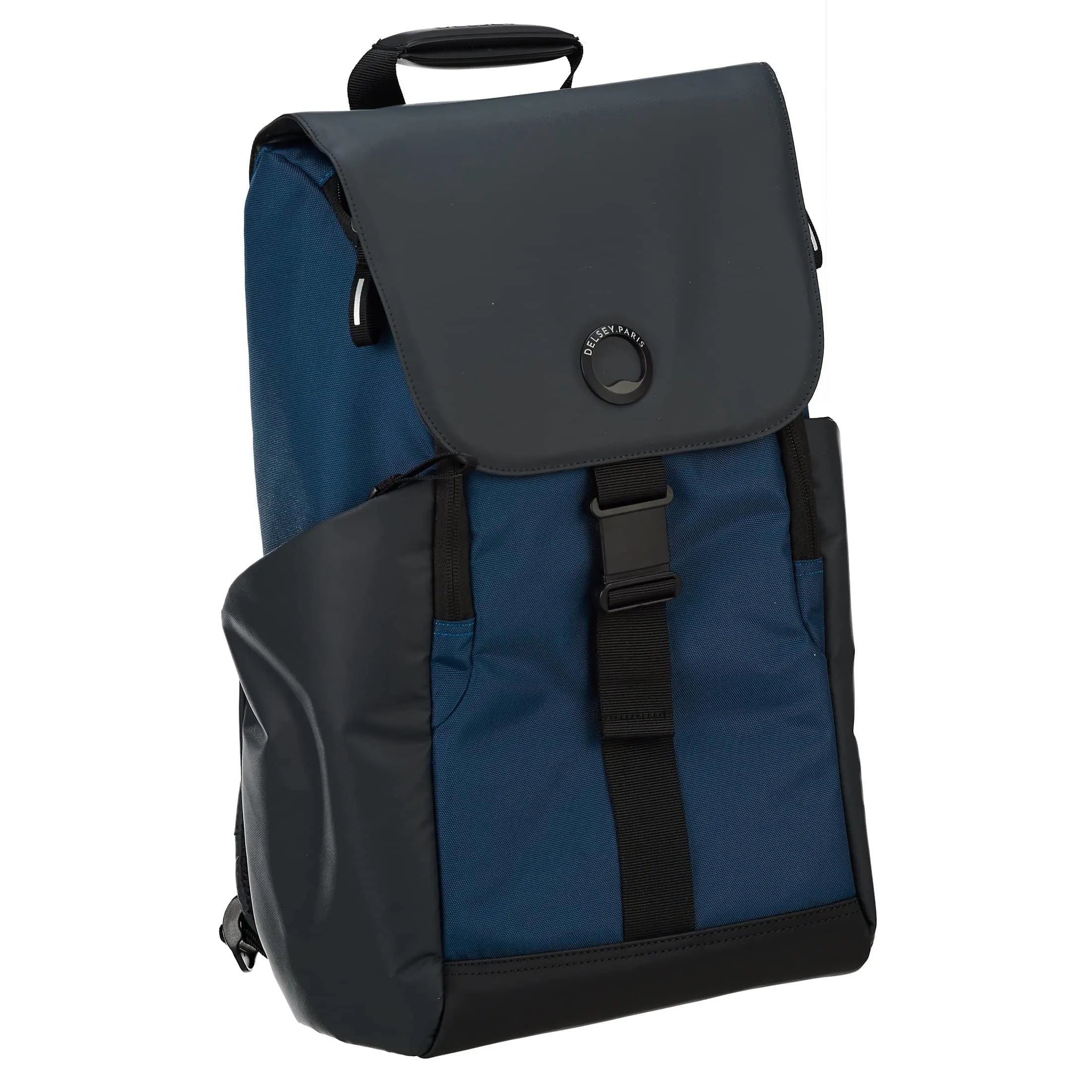 Delsey Securflap laptop backpack 46 cm - navy blue