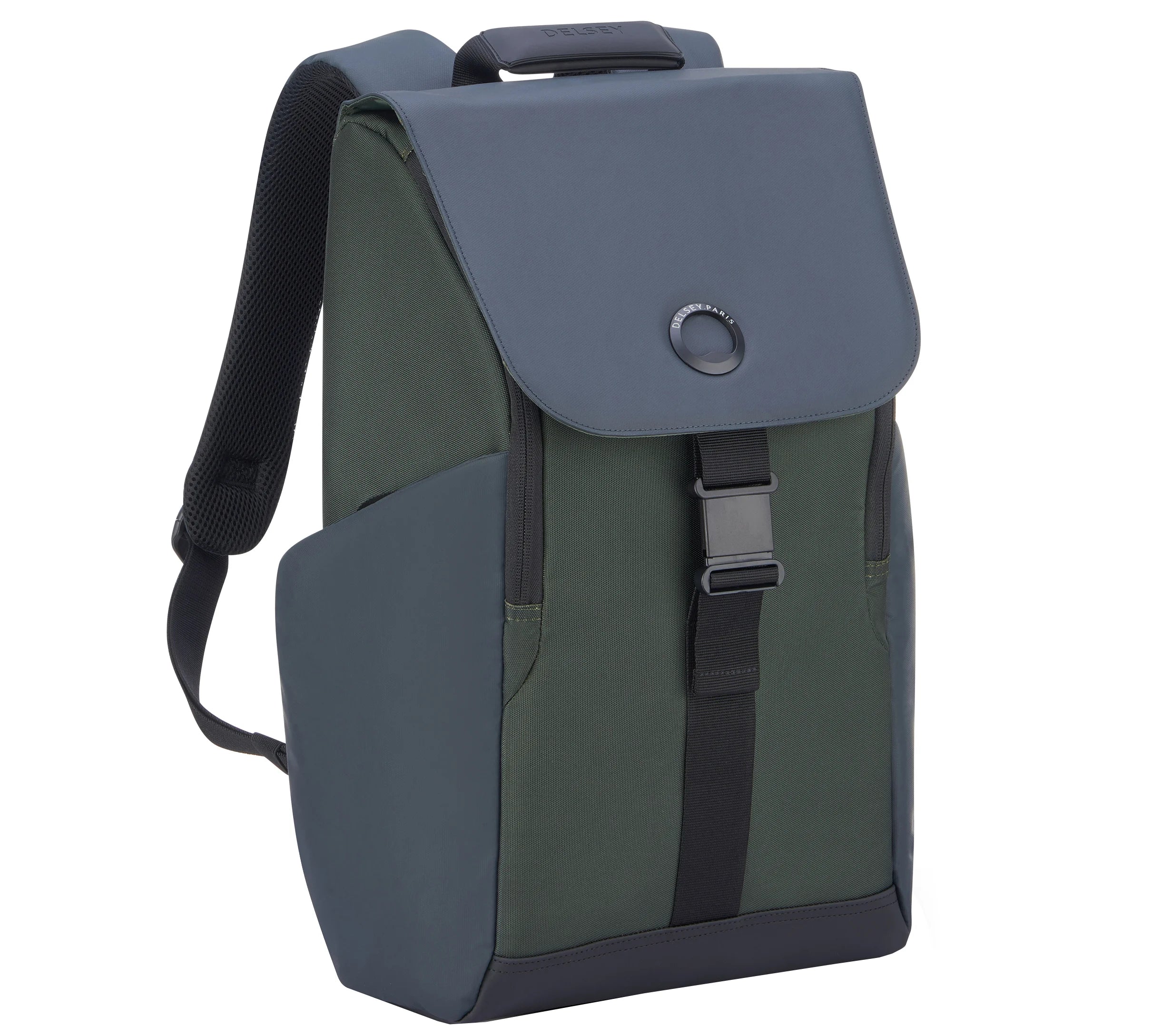 Delsey Securflap laptop backpack 46 cm - Army