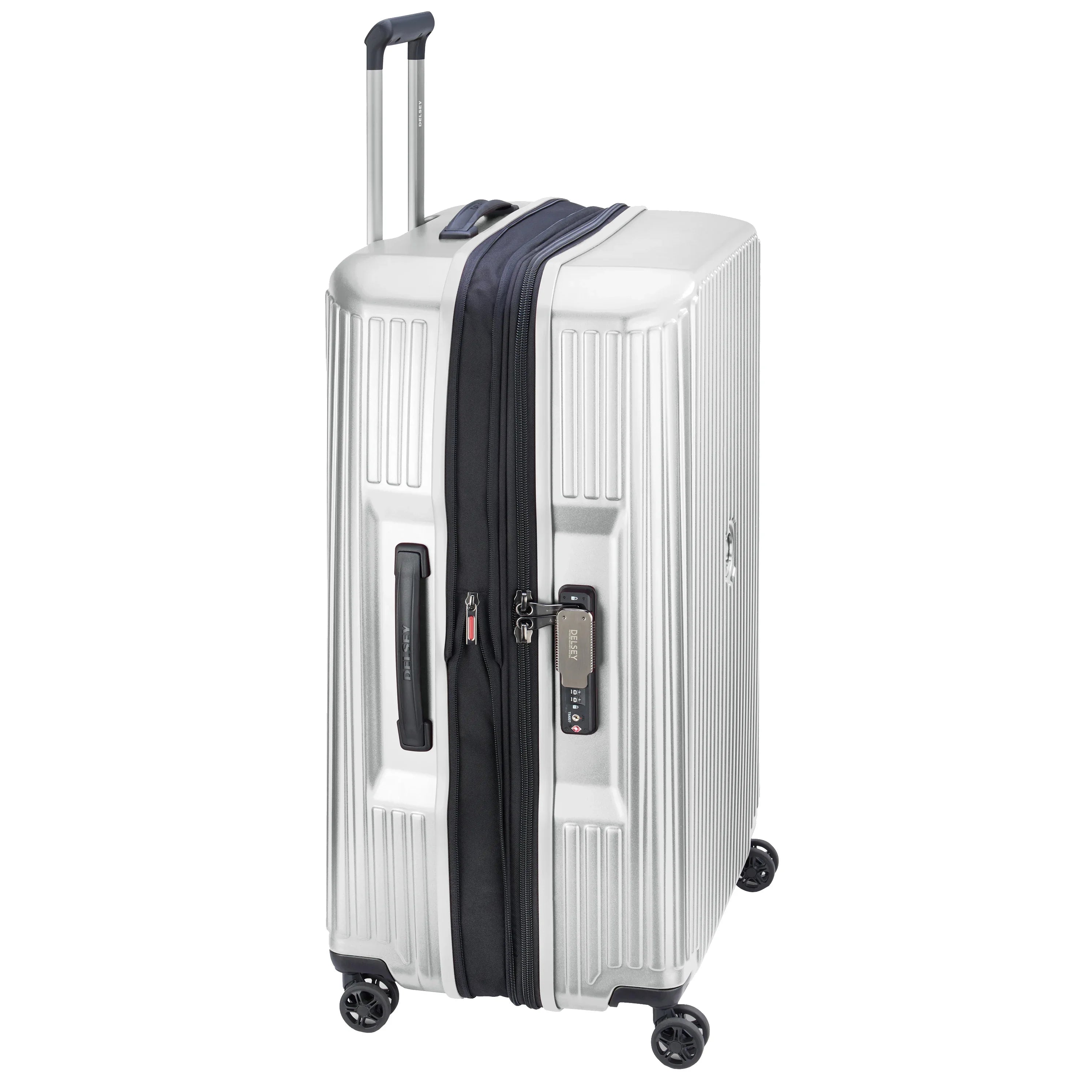Delsey Securitime Zip 4 wheel trolley 68 cm silver