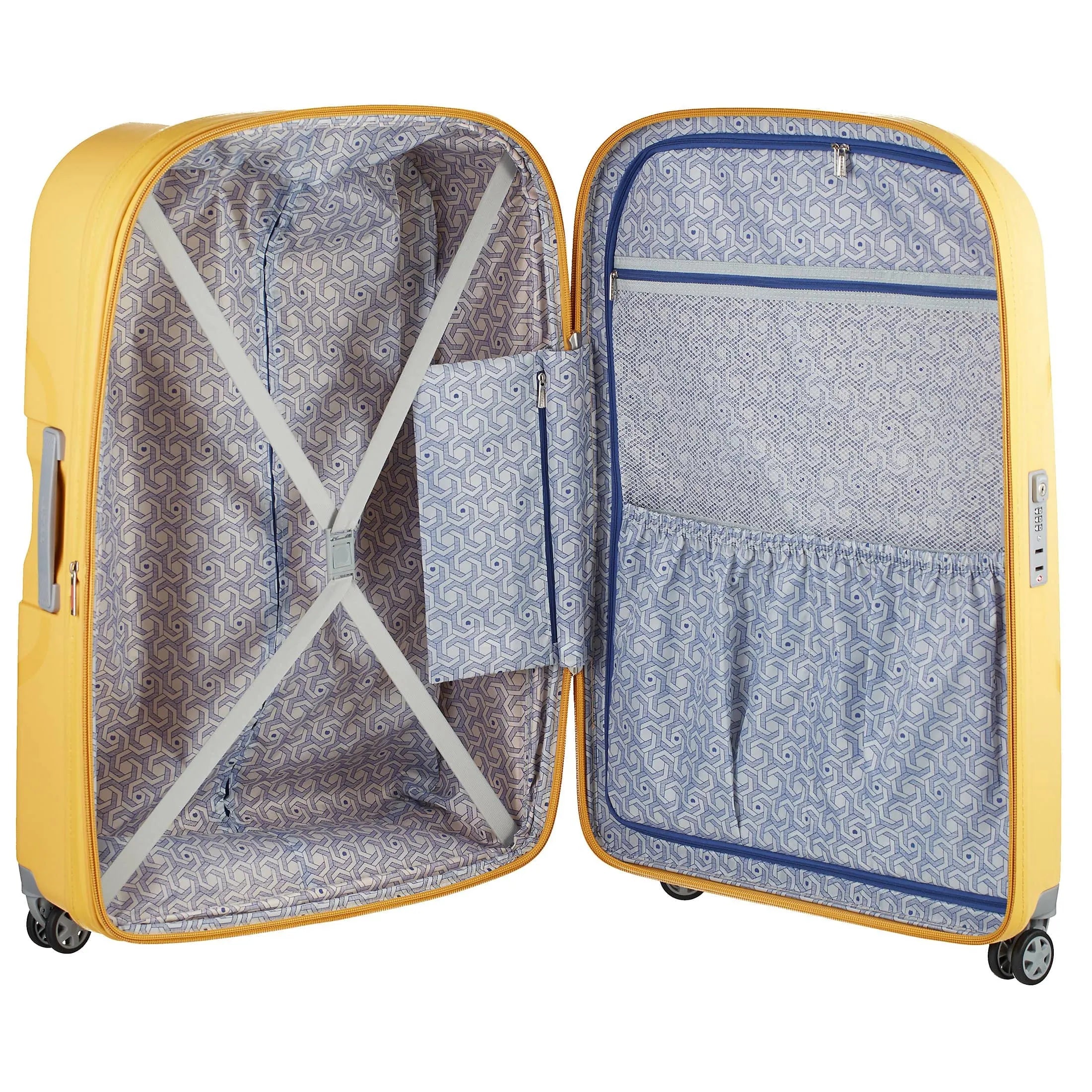 Delsey Clavel trolley 4 roues 76 cm - jaune