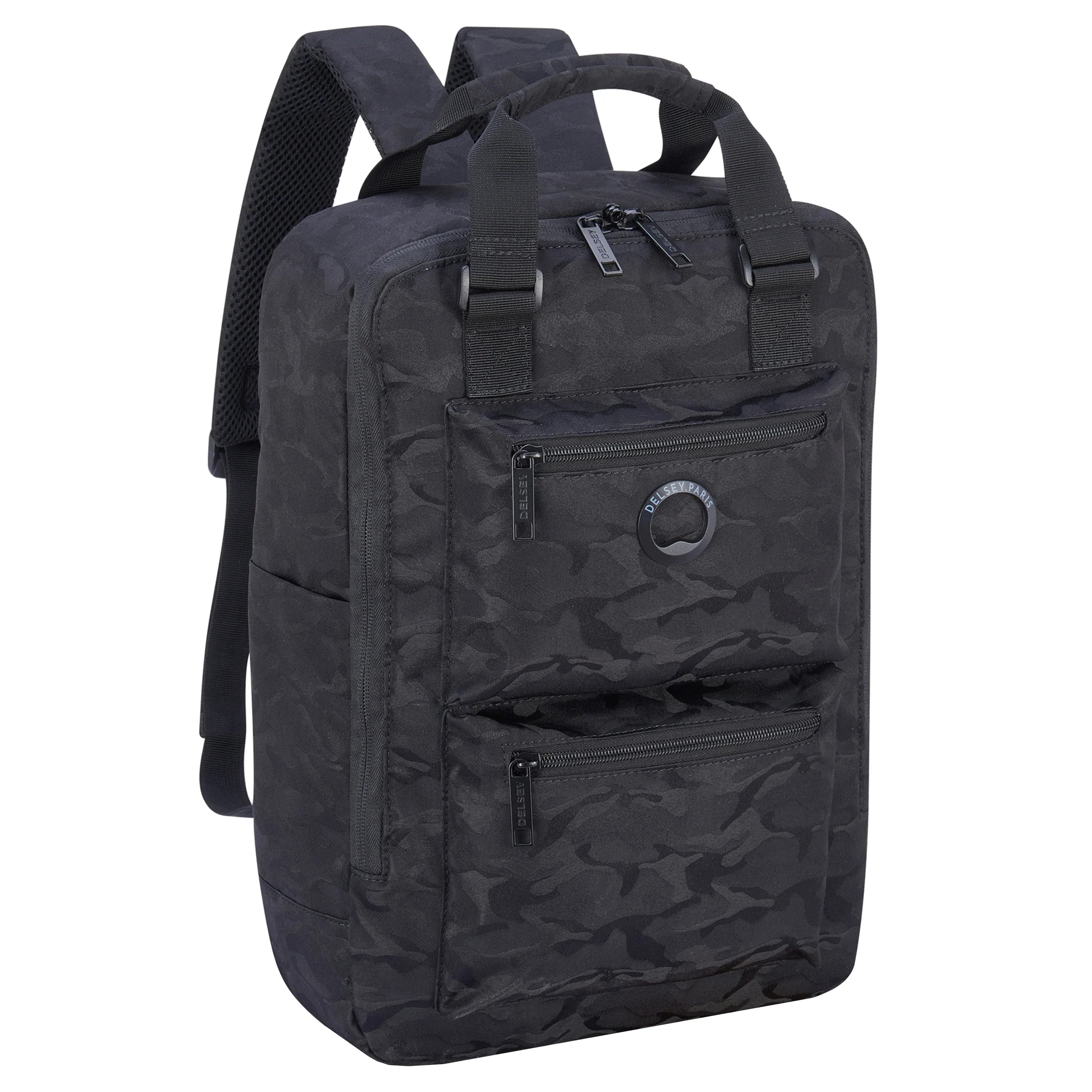 Delsey Citypak Backpack 41 cm - Black Camouflage