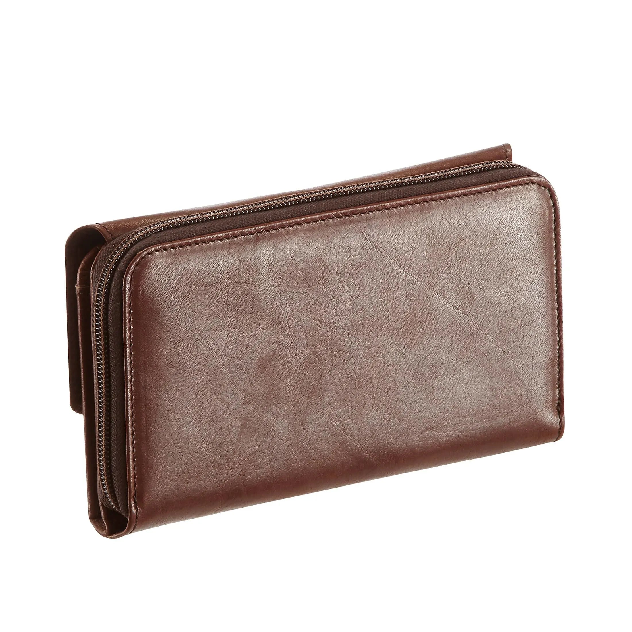 The Bridge Cortona wallet 18 cm - marrone