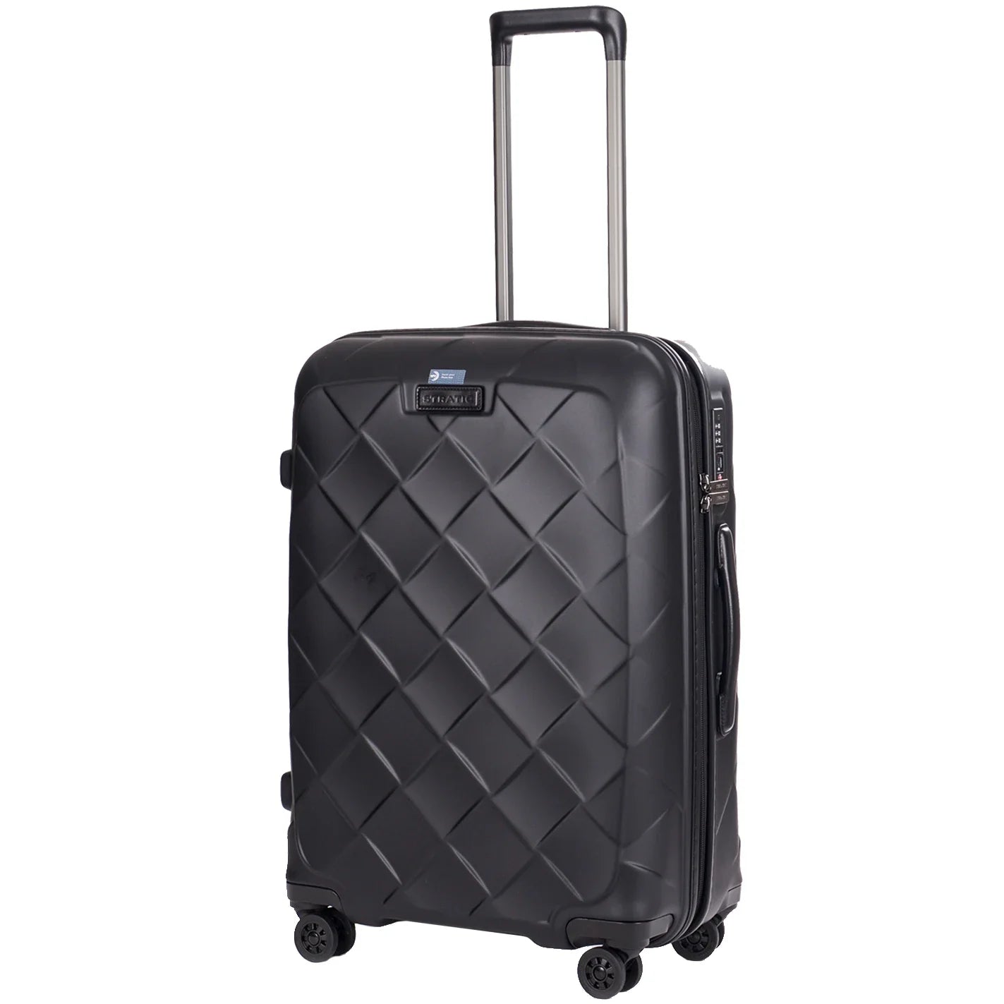 Stratic Leather &amp; More trolley 4 roues 66 cm - noir mat
