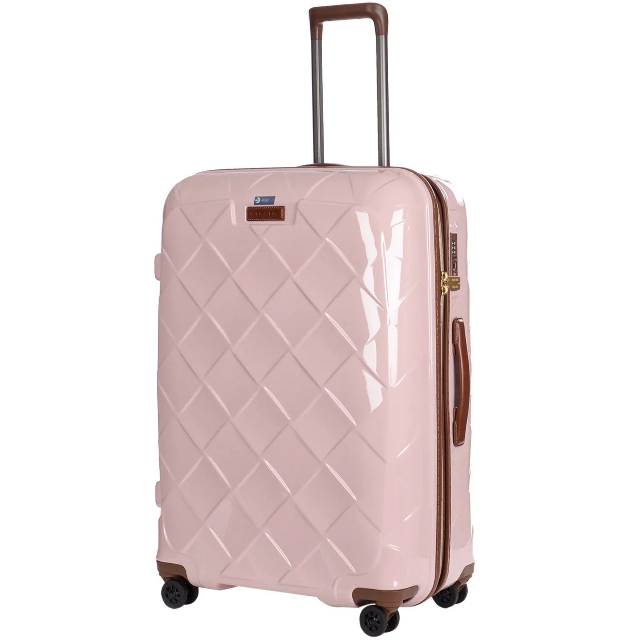 Stratic Leather & More 4-wheel trolley 76 cm - rose