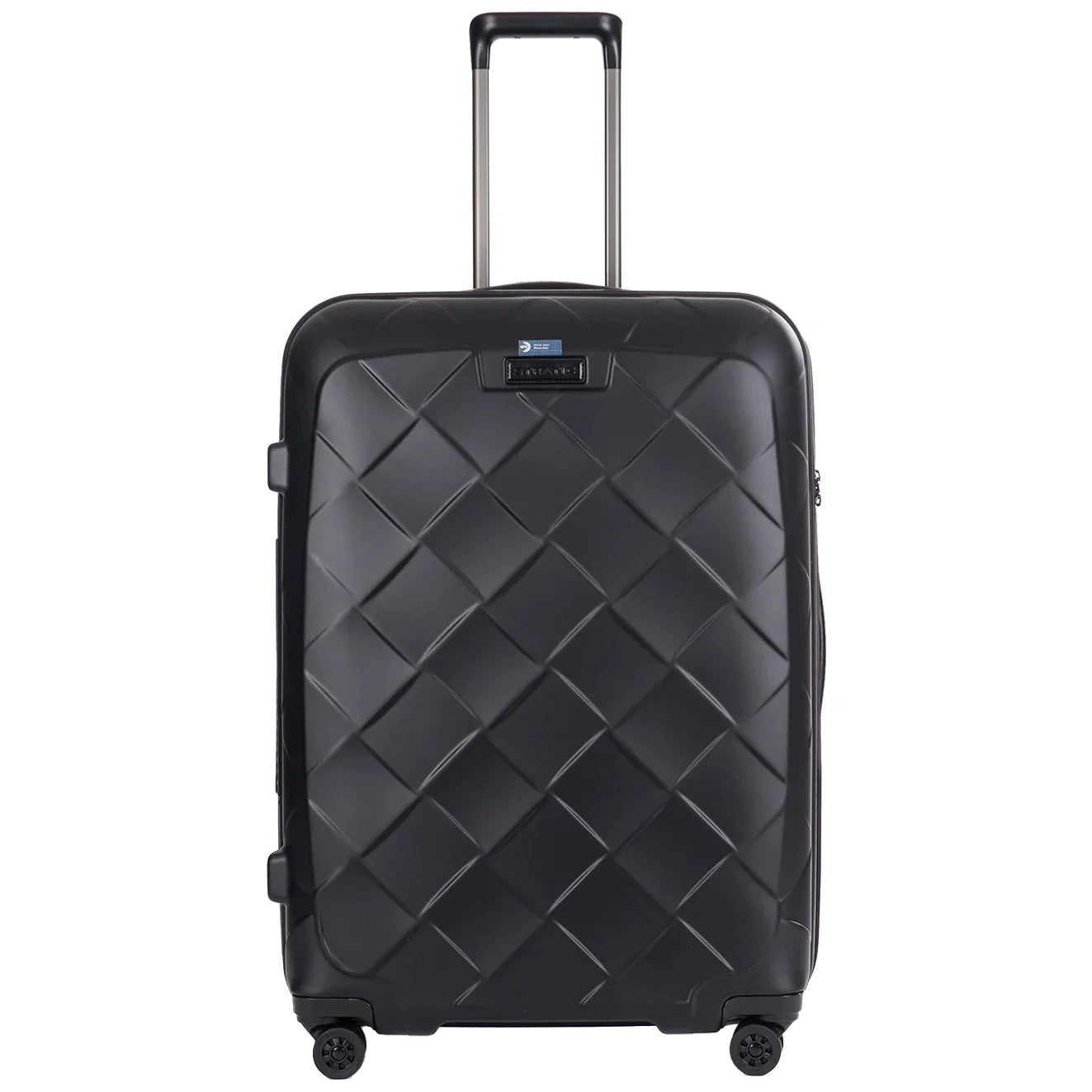 Stratic Leather &amp; More trolley 4 roues 76 cm - bleu