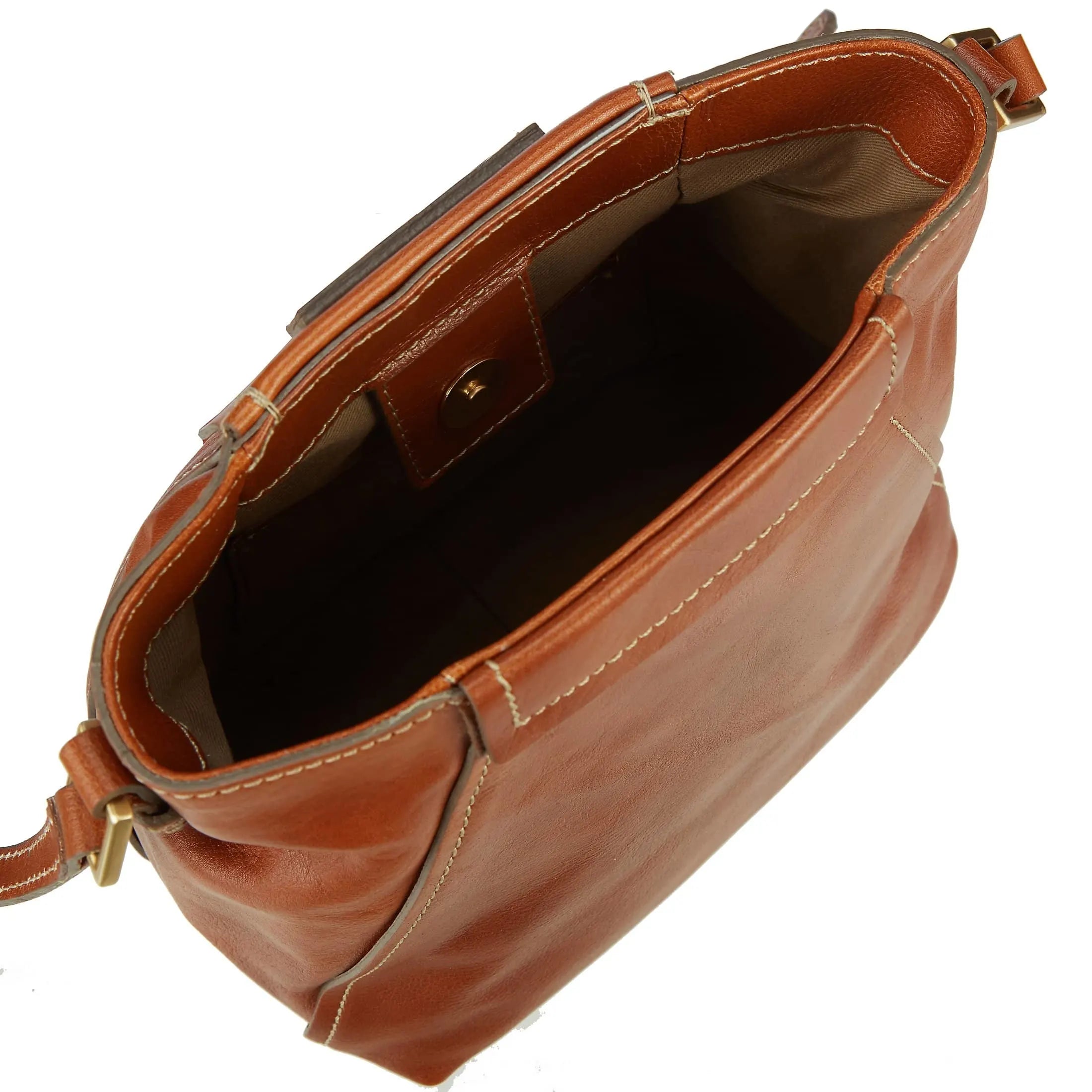The Bridge Ginori handbag 22 cm - cognac