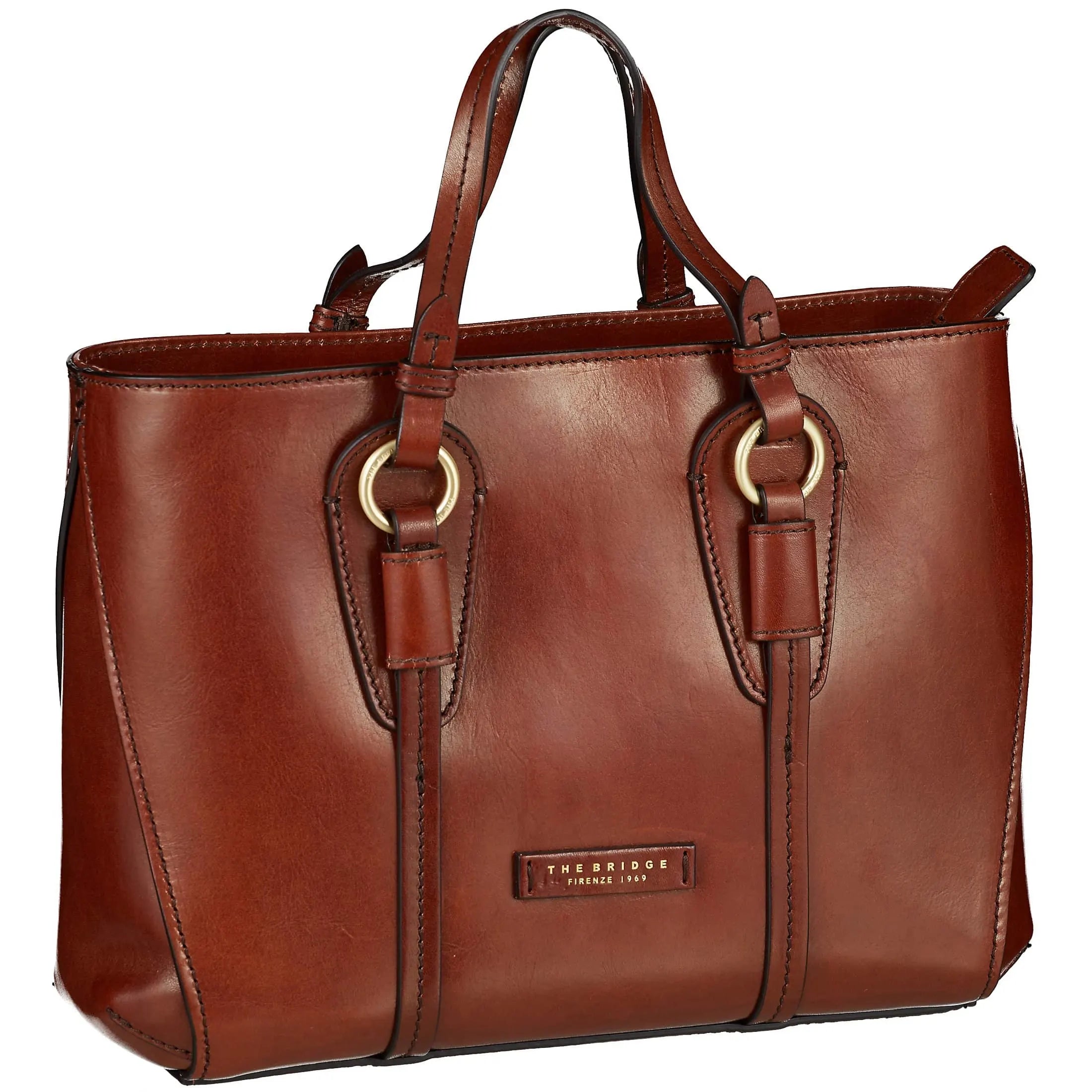 The Bridge Strozzi shoulder bag 37 cm - marrone