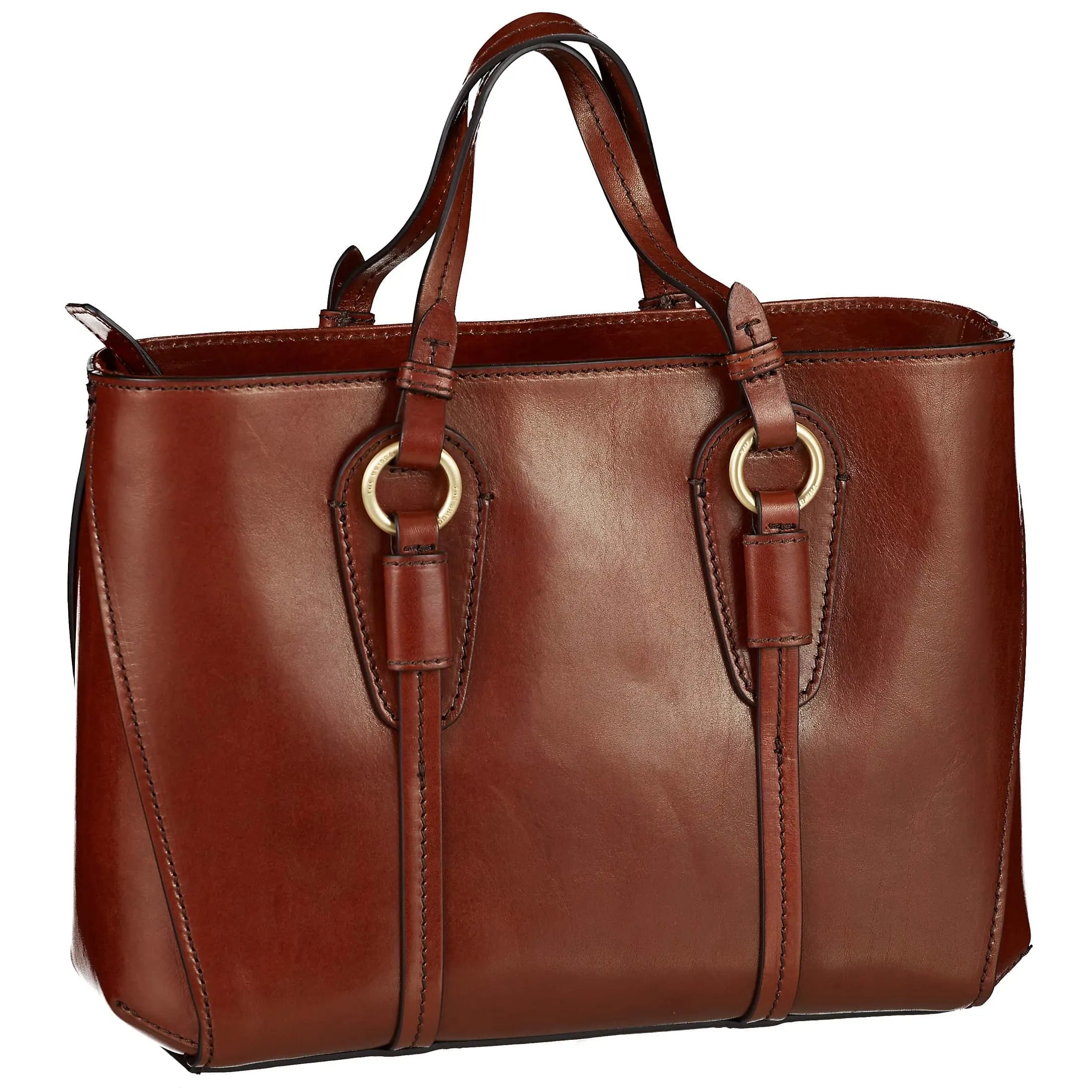 The Bridge Strozzi shoulder bag 37 cm - marrone