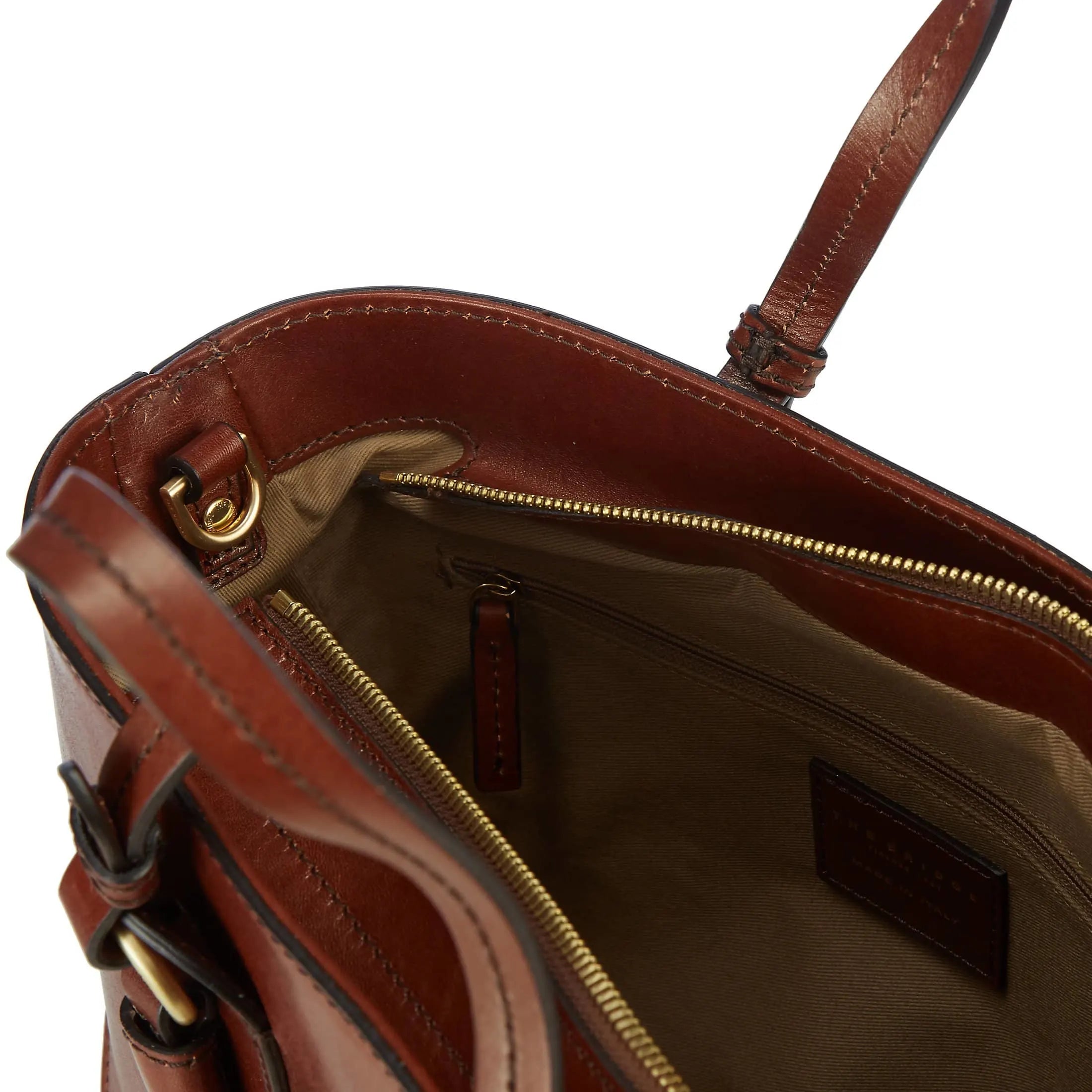The Bridge Strozzi shoulder bag 37 cm - marrone