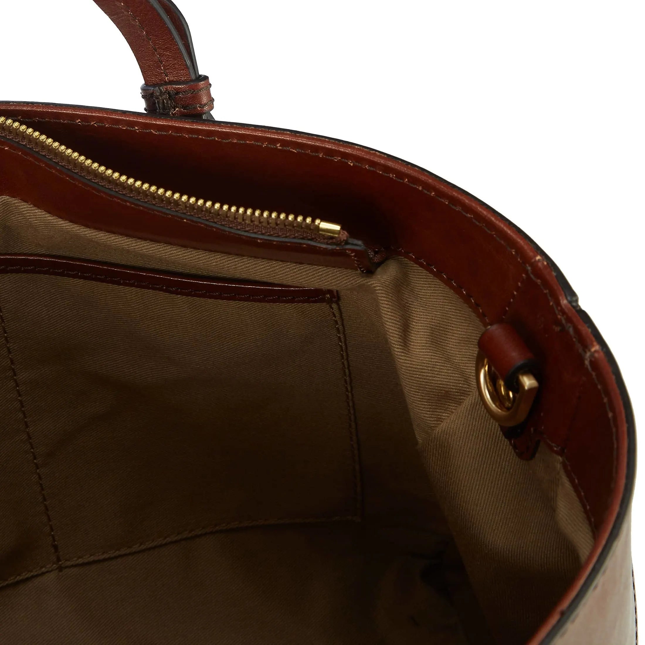 The Bridge Strozzi shoulder bag 37 cm - marrone