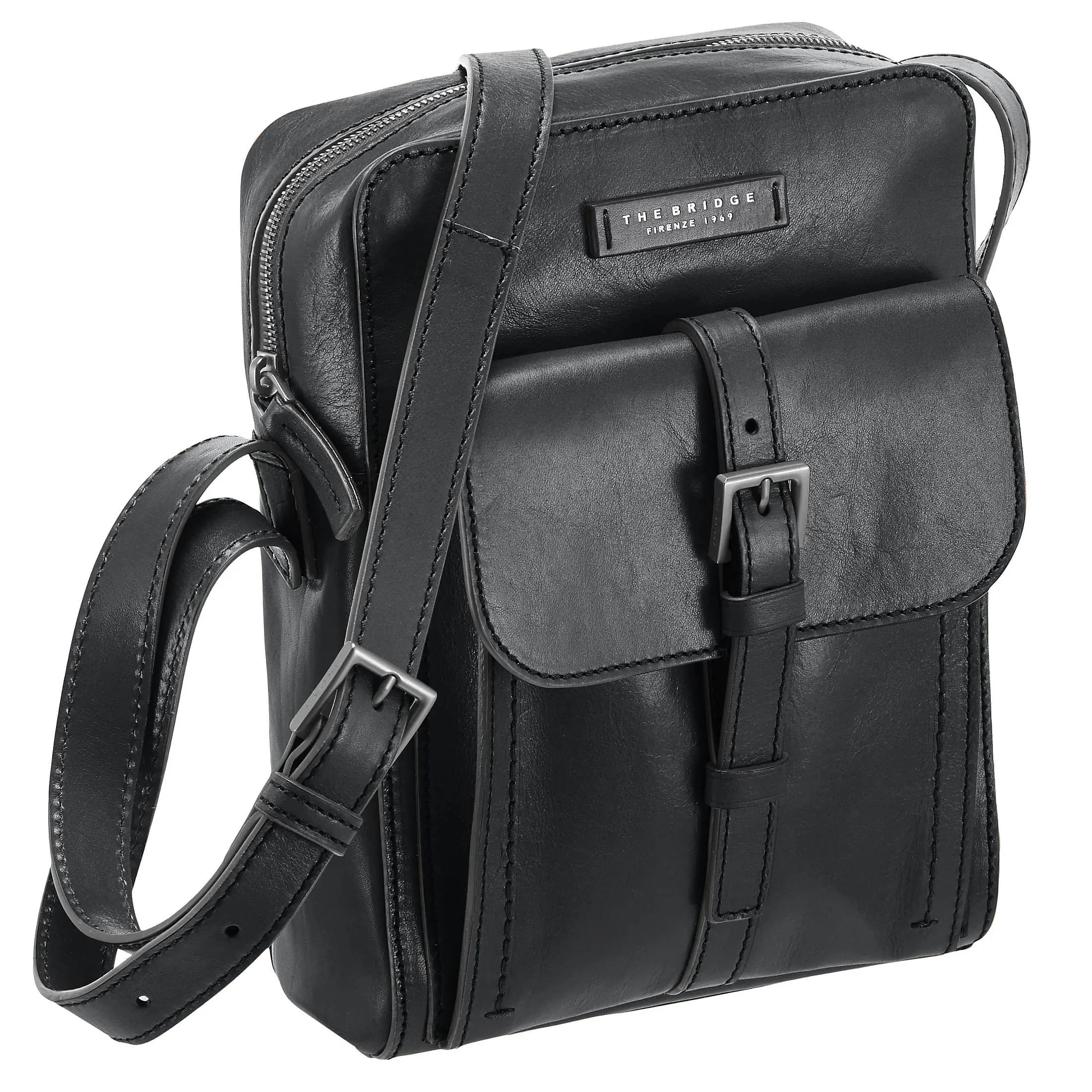 The Bridge Byron shoulder bag 27 cm - black