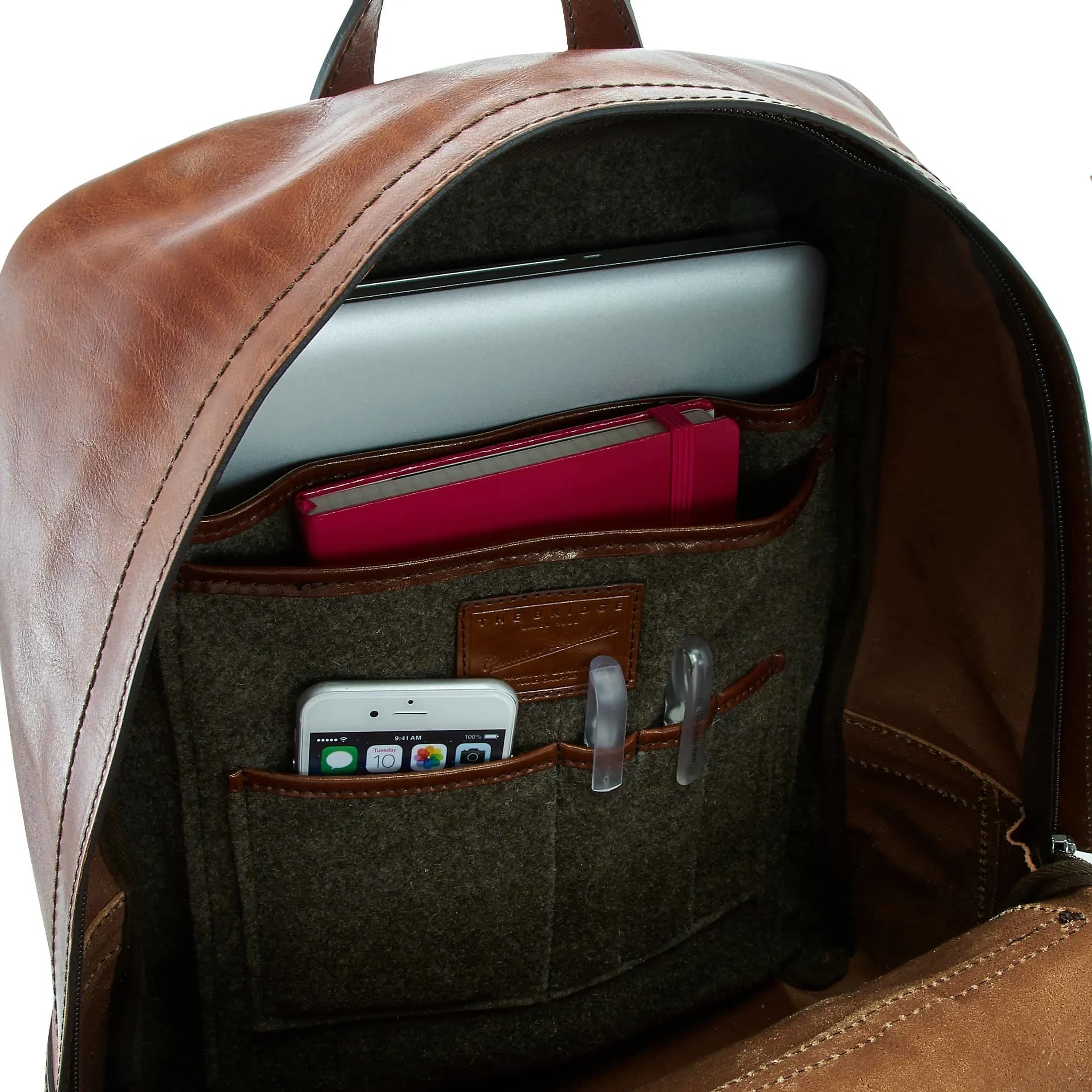 The Bridge Casentino backpack 40 cm - marrone