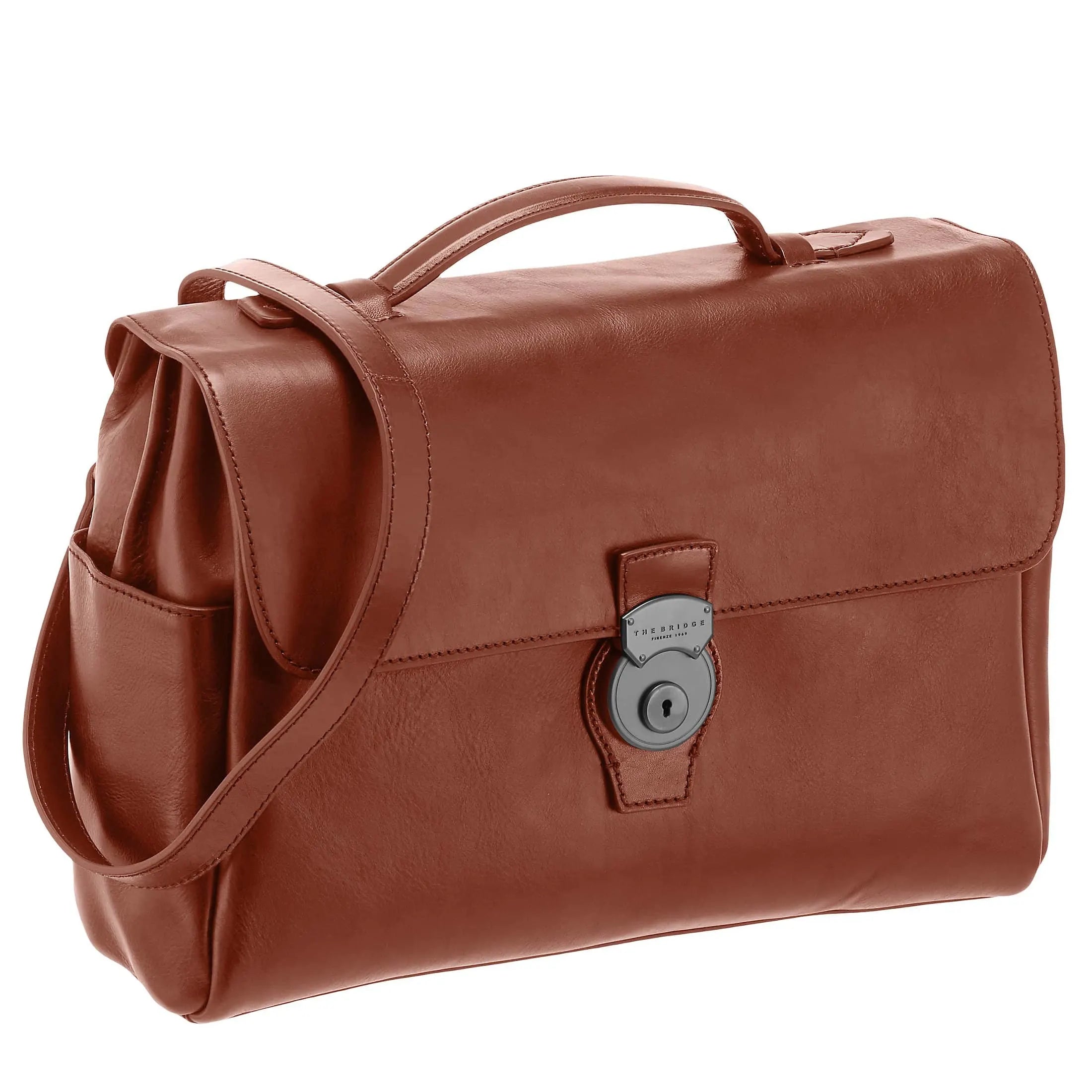 The Bridge Capalbio briefcase 40 cm - marrone