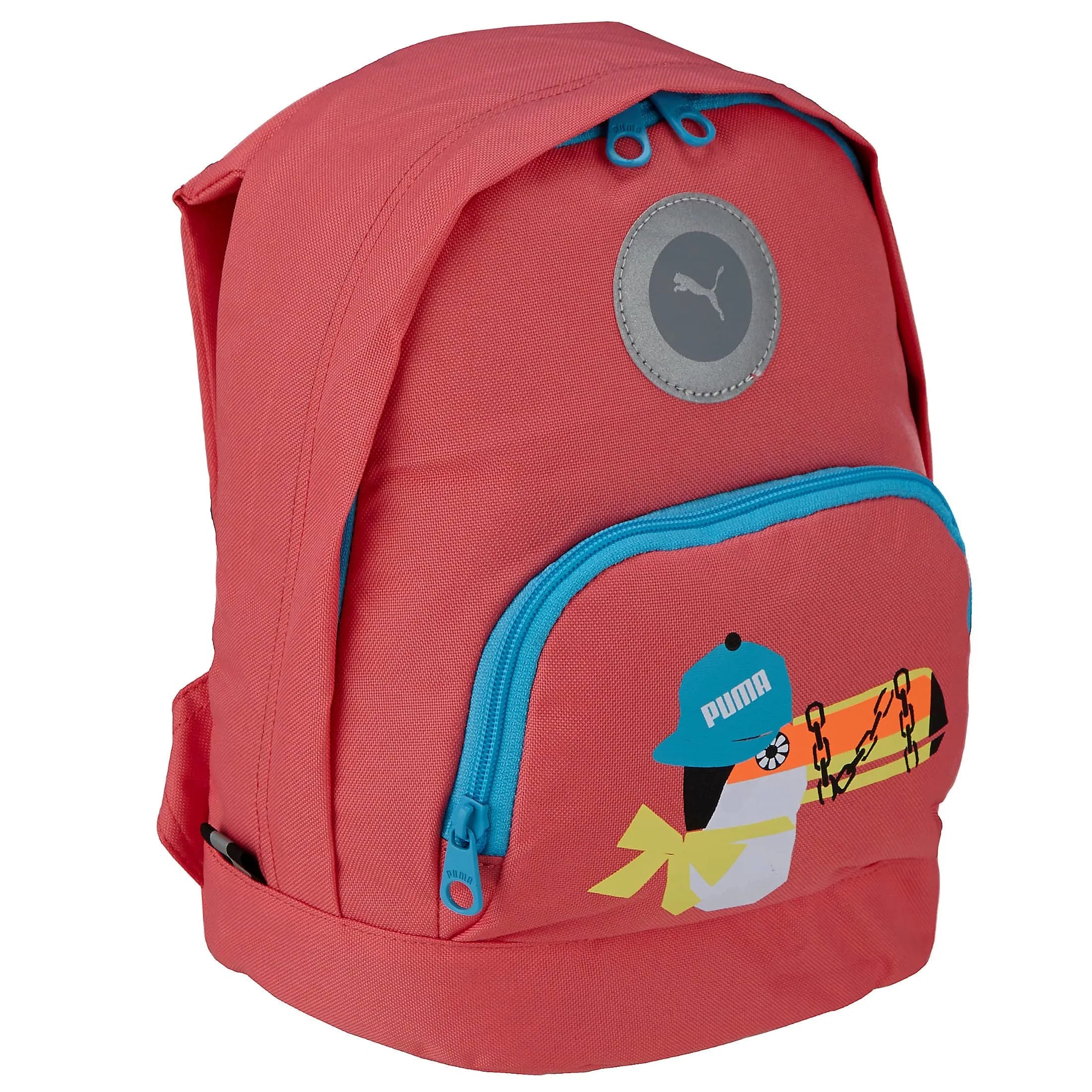 Puma Primary Small Backpack Backpack 28 cm - calypso coral-bird graphic