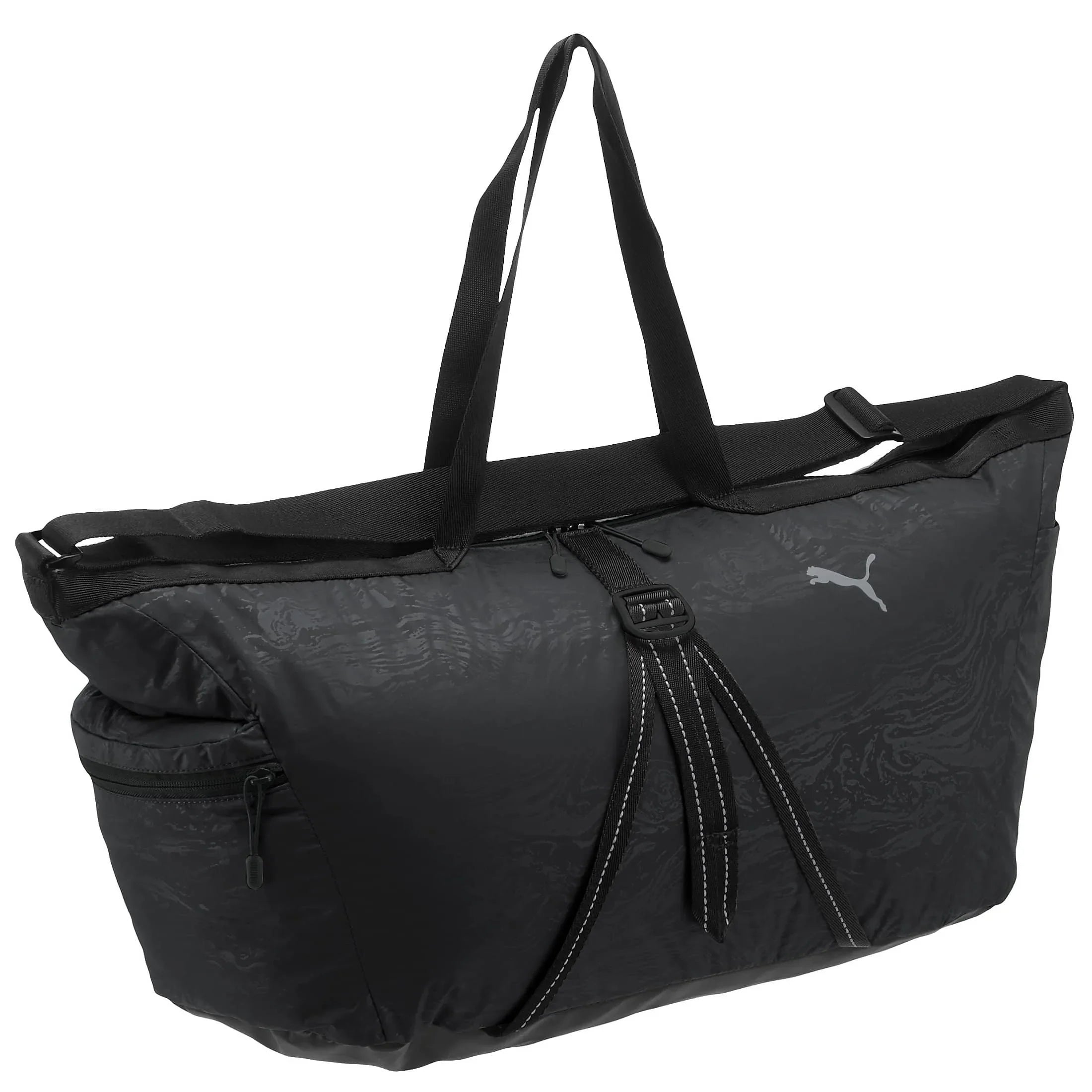 Puma Sports Fit AT Workout Bag 47 cm - black-reflective silver