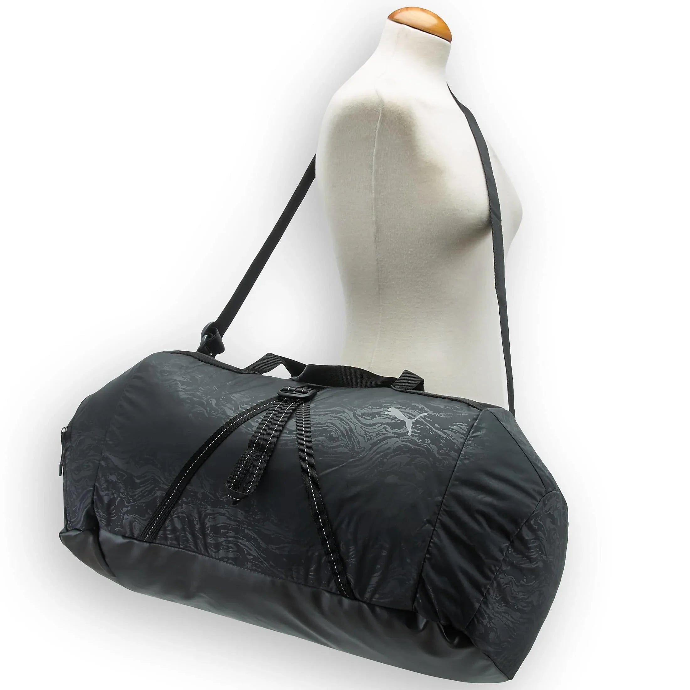Puma Fit AT Sports Duffle sports bag 55 cm black reflective silver