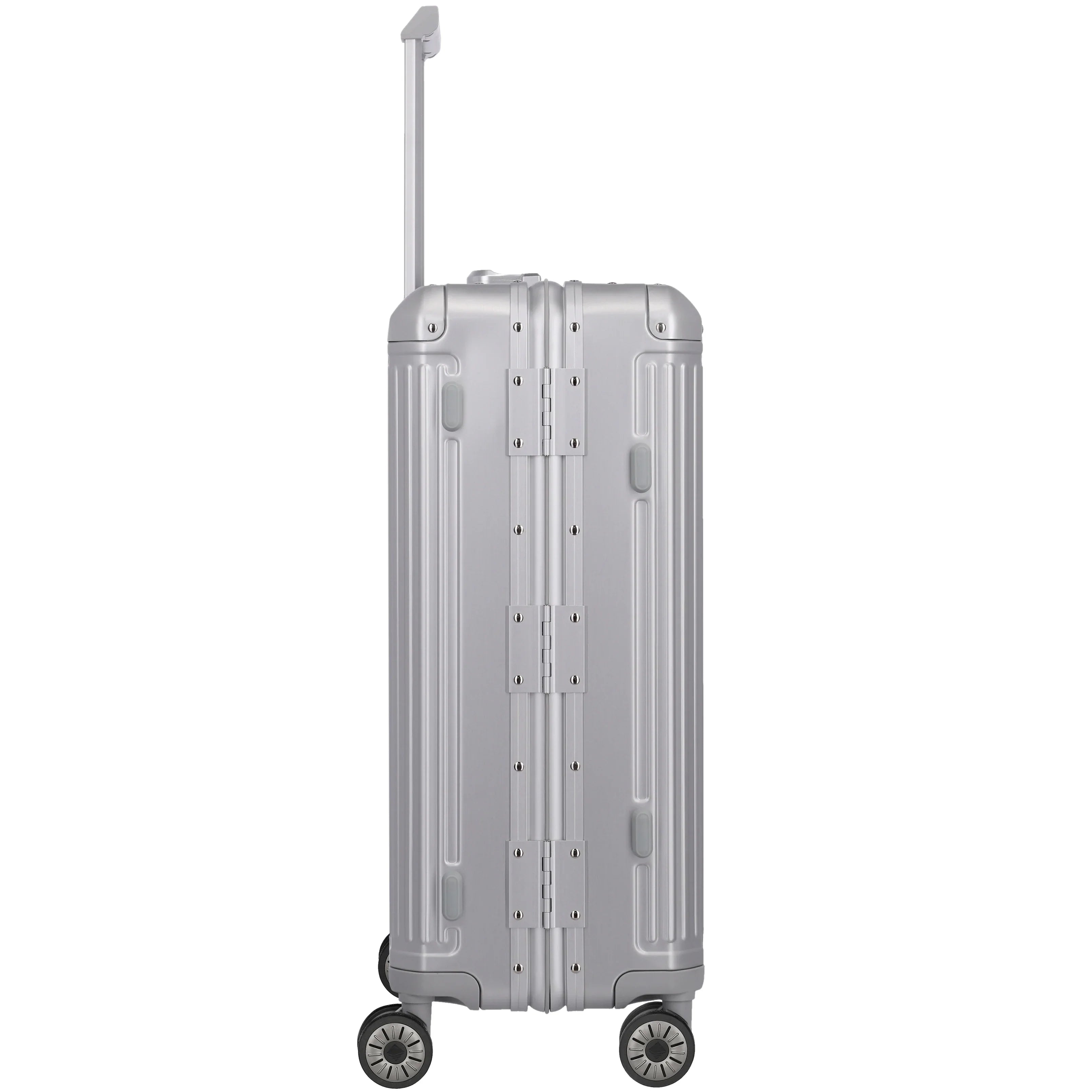 Travelite NEXT 4-Rollen Trolley 67 cm - Silber
