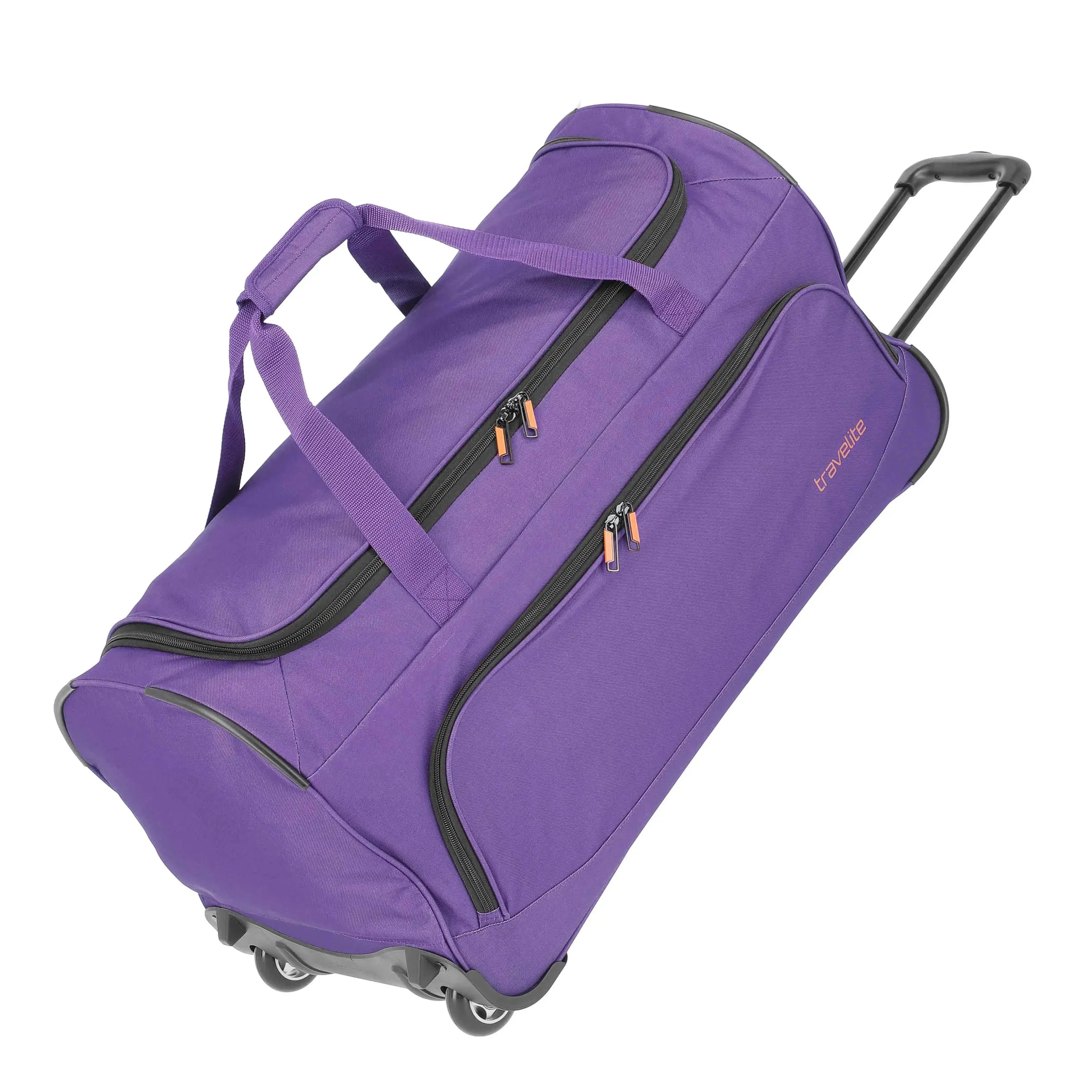 Travelite Basics rolling travel bag 71 cm - purple