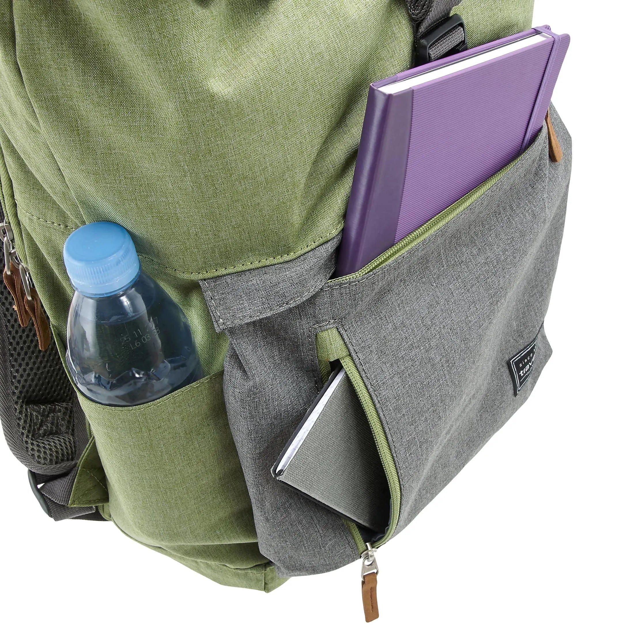 Travelite Basics Rollup Backpack 60 cm - navy-grey
