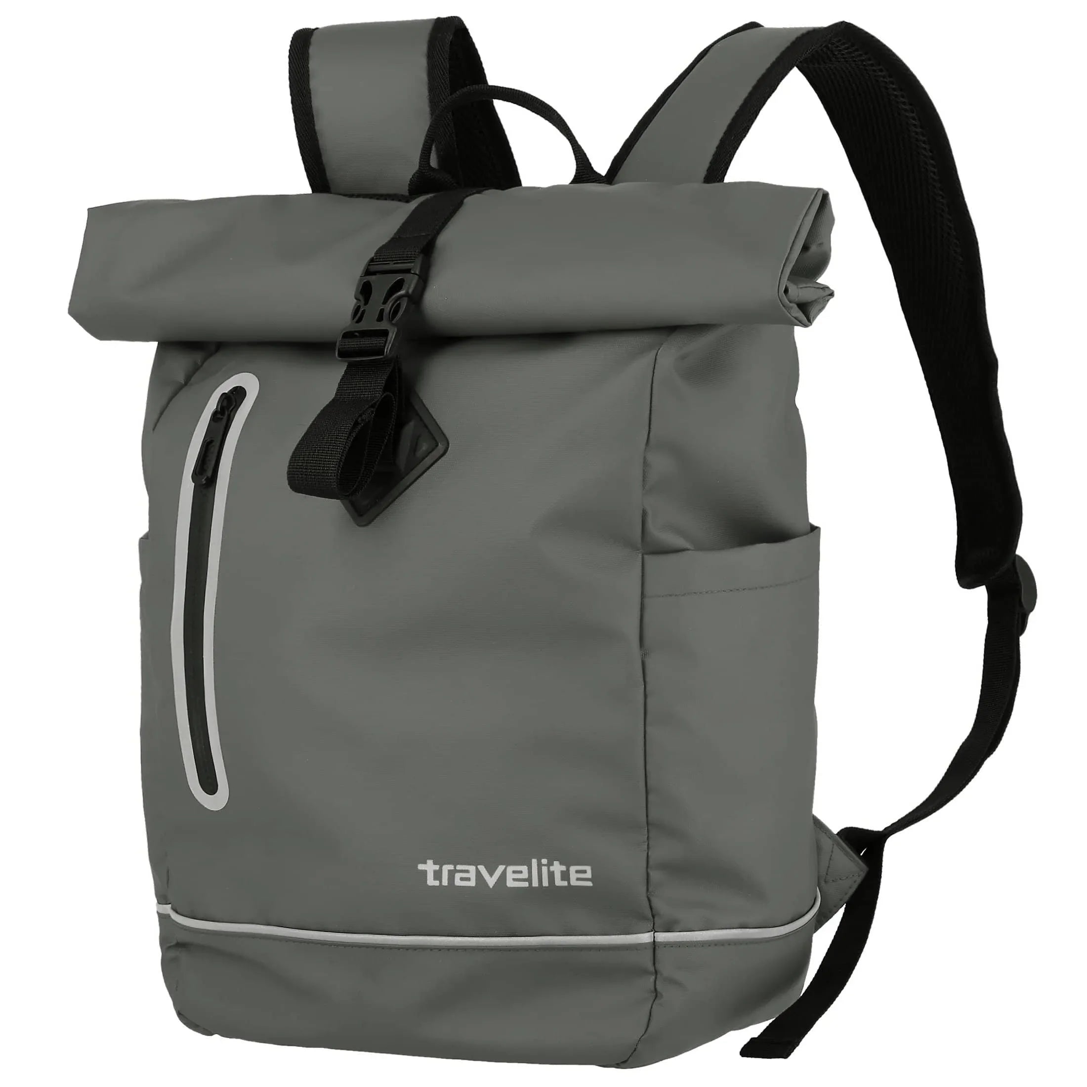 Travelite Basics Roll-Up Backpack Tarpaulin 48 cm - Anthracite