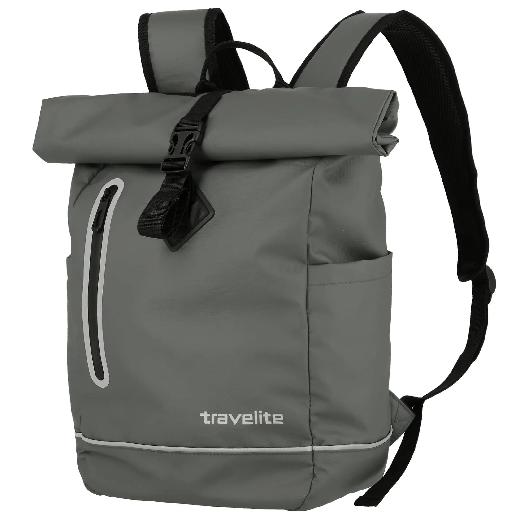 Travelite Basics Roll Up Backpack Tarpaulin 48 cm Anthracite