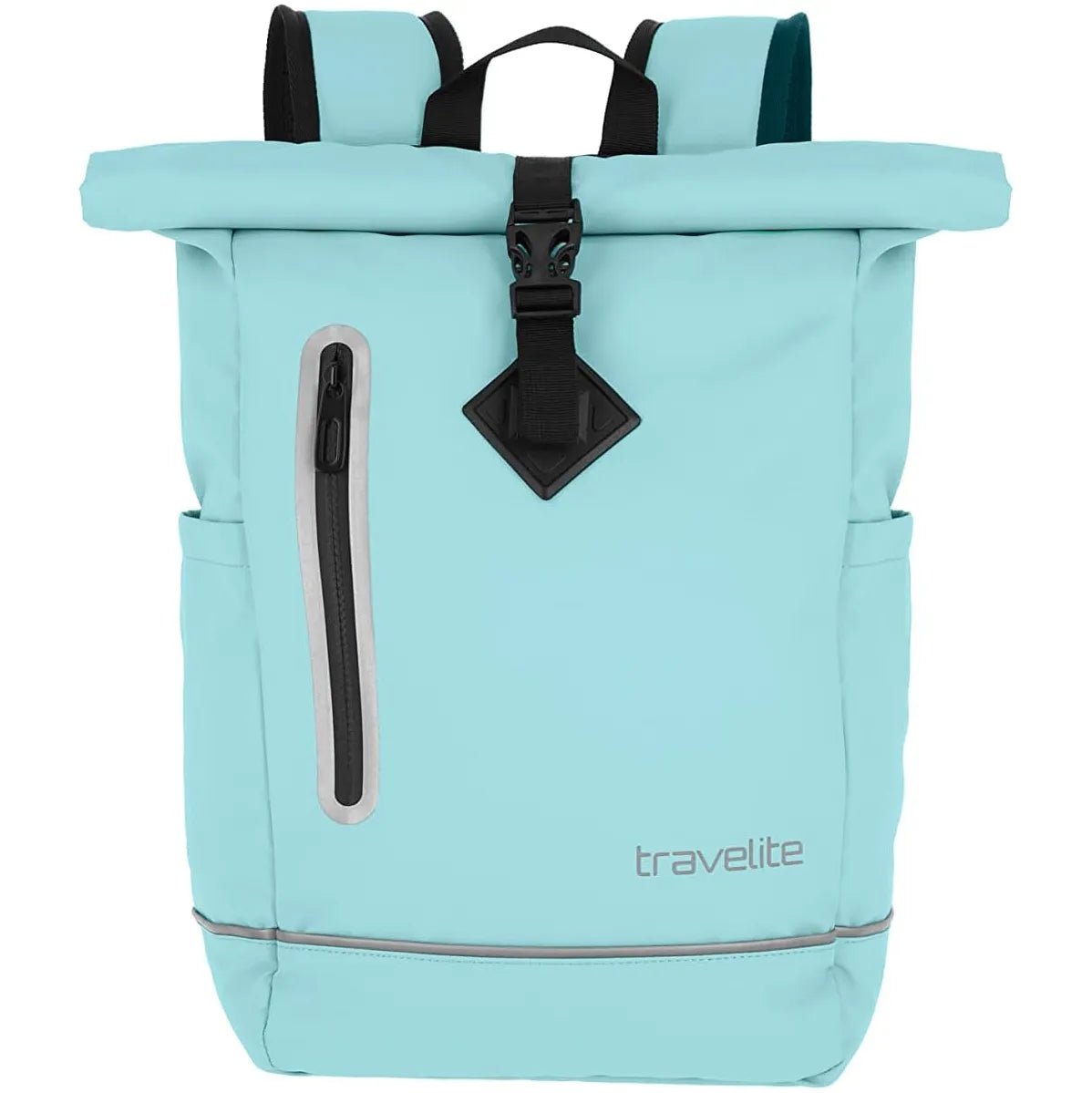 Travelite Basics Roll-Up Backpack Tarpaulin 48 cm - Aqua