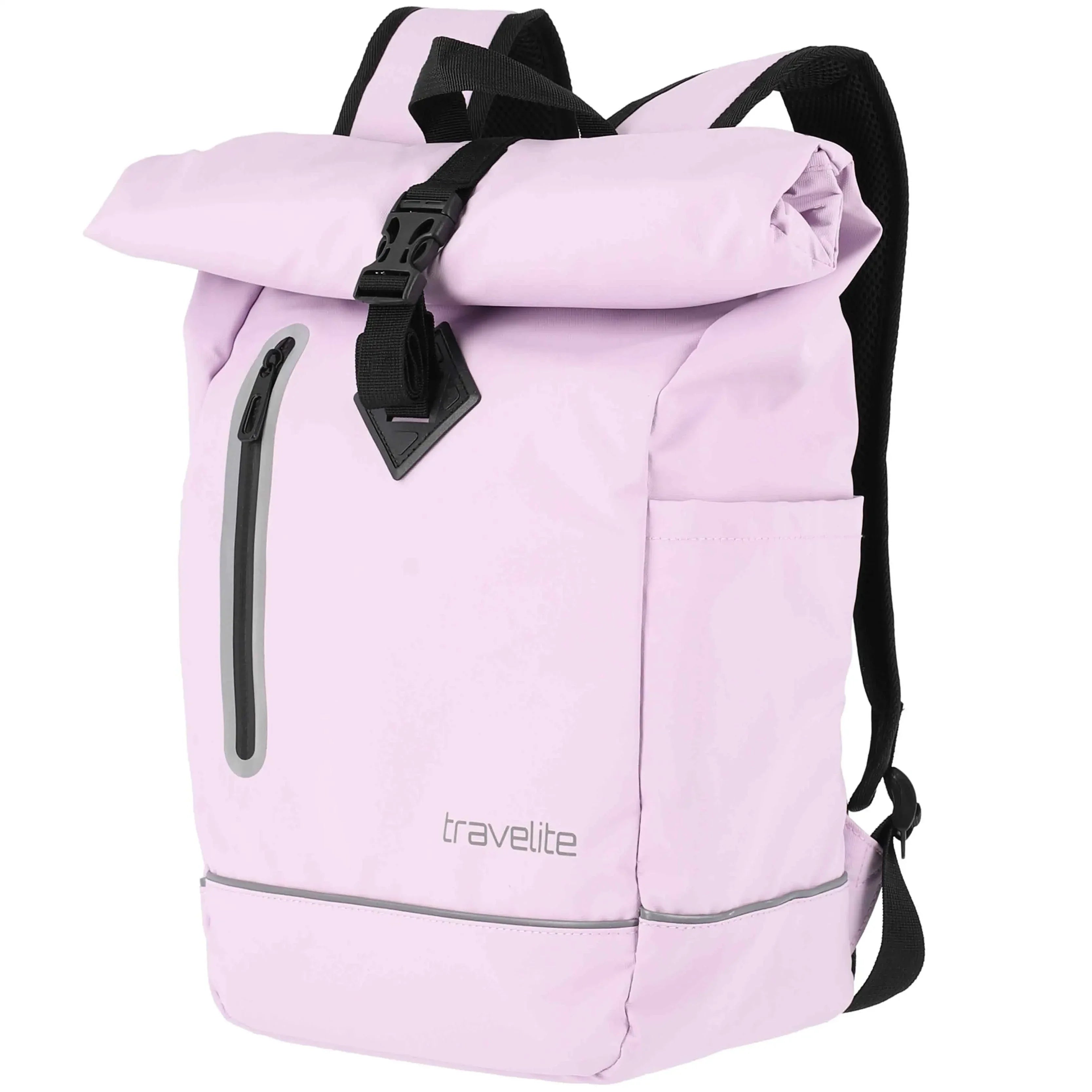 Bâche pour sac à dos enroulable Travelite Basics 48 cm - Lilas