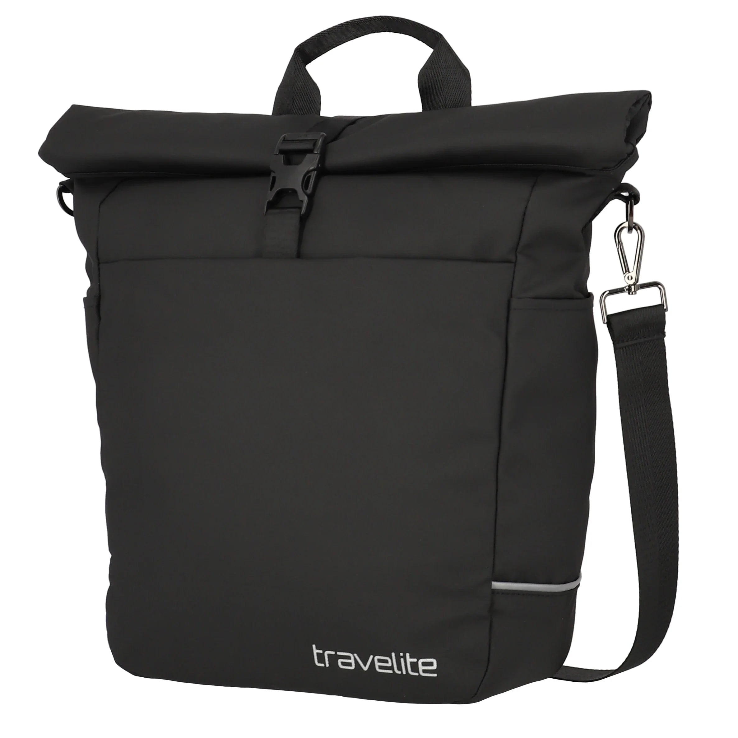 Travelite Basics tarpaulin shoulder bike bag 40 cm - black