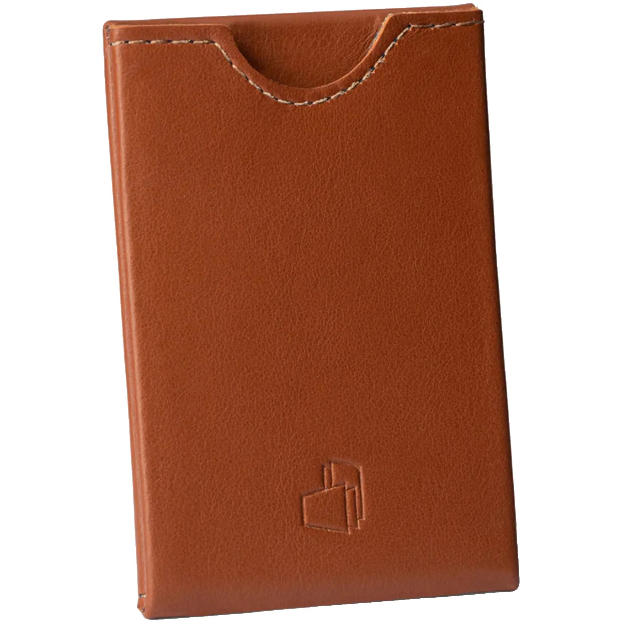 W4llet credit card Eui in smooth leather 9 cm - Cognac
