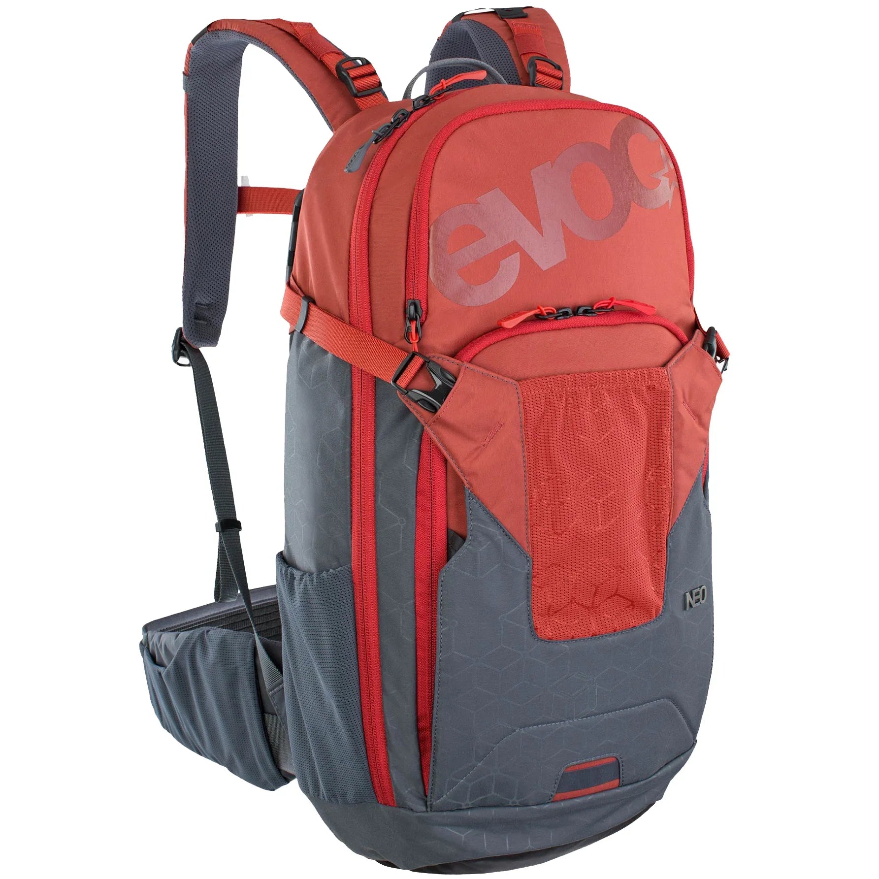 Evoc Protector Backpacks Neo S/M sac à dos 52 cm - rouge chili-gris carbone