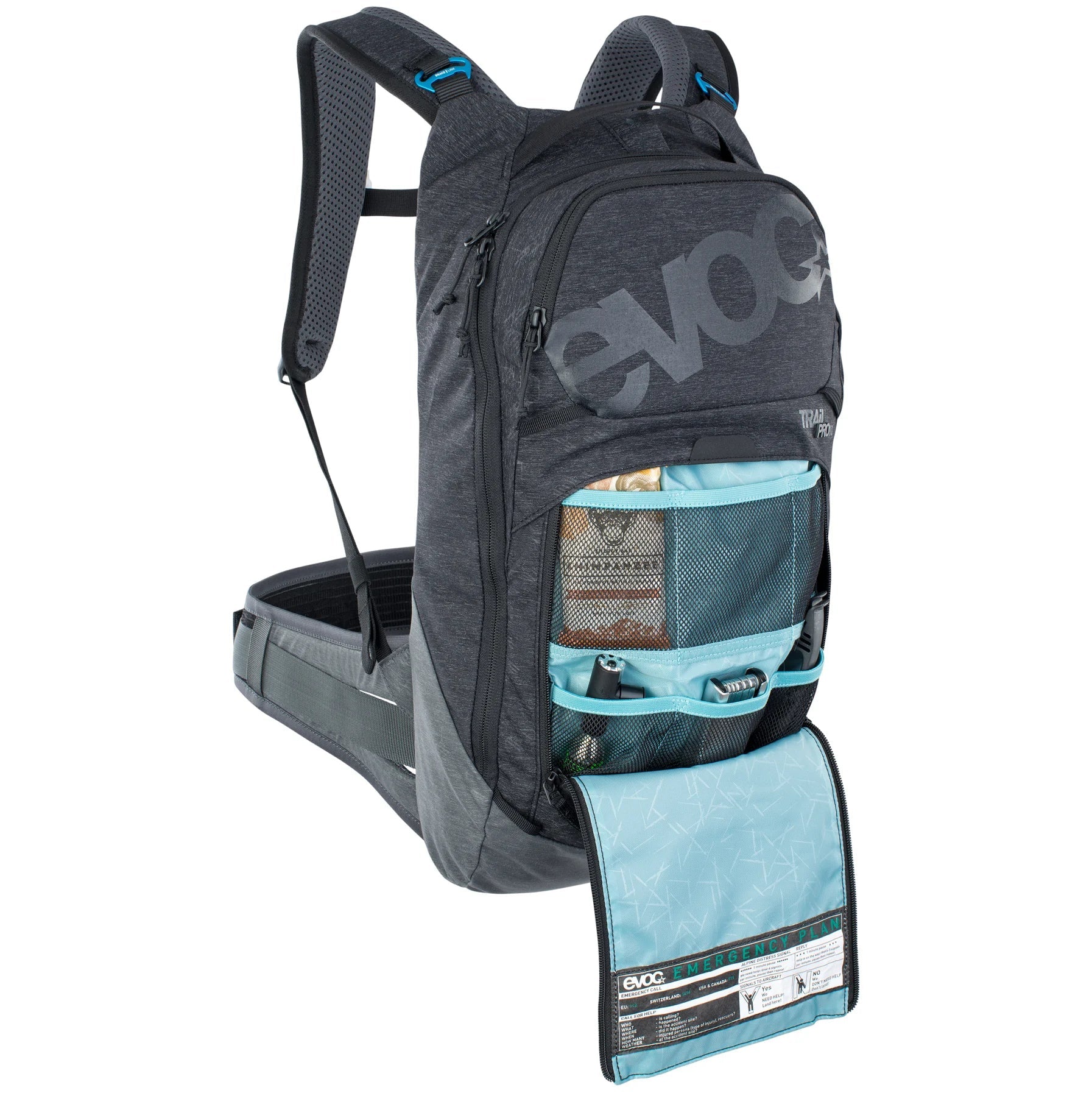 Evoc Trail Pro 10L Backpack L/XL 55 cm - Curry/Denim
