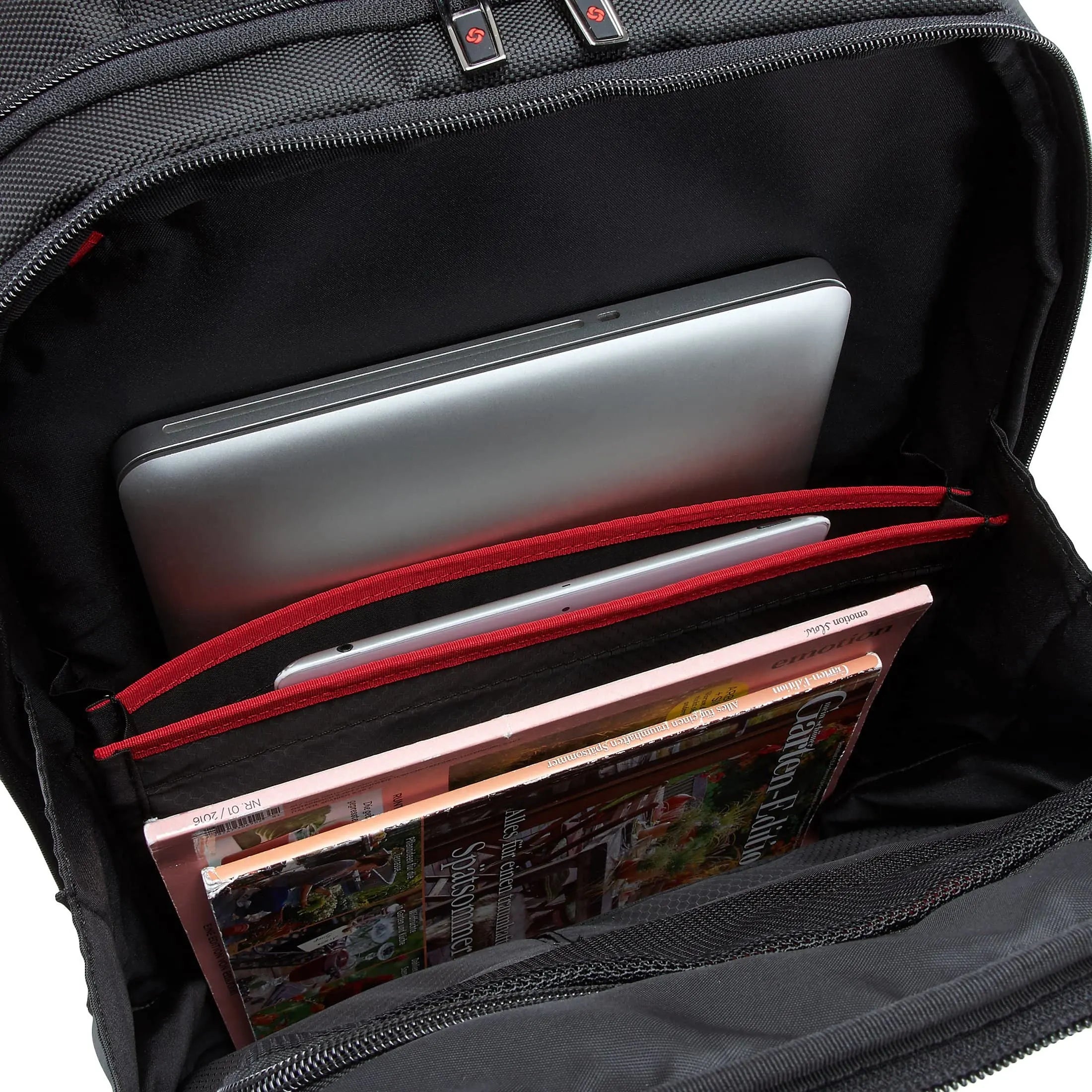 Samsonite Pro-DLX 5 Laptop Rucksack auf Rollen 48 cm - black
