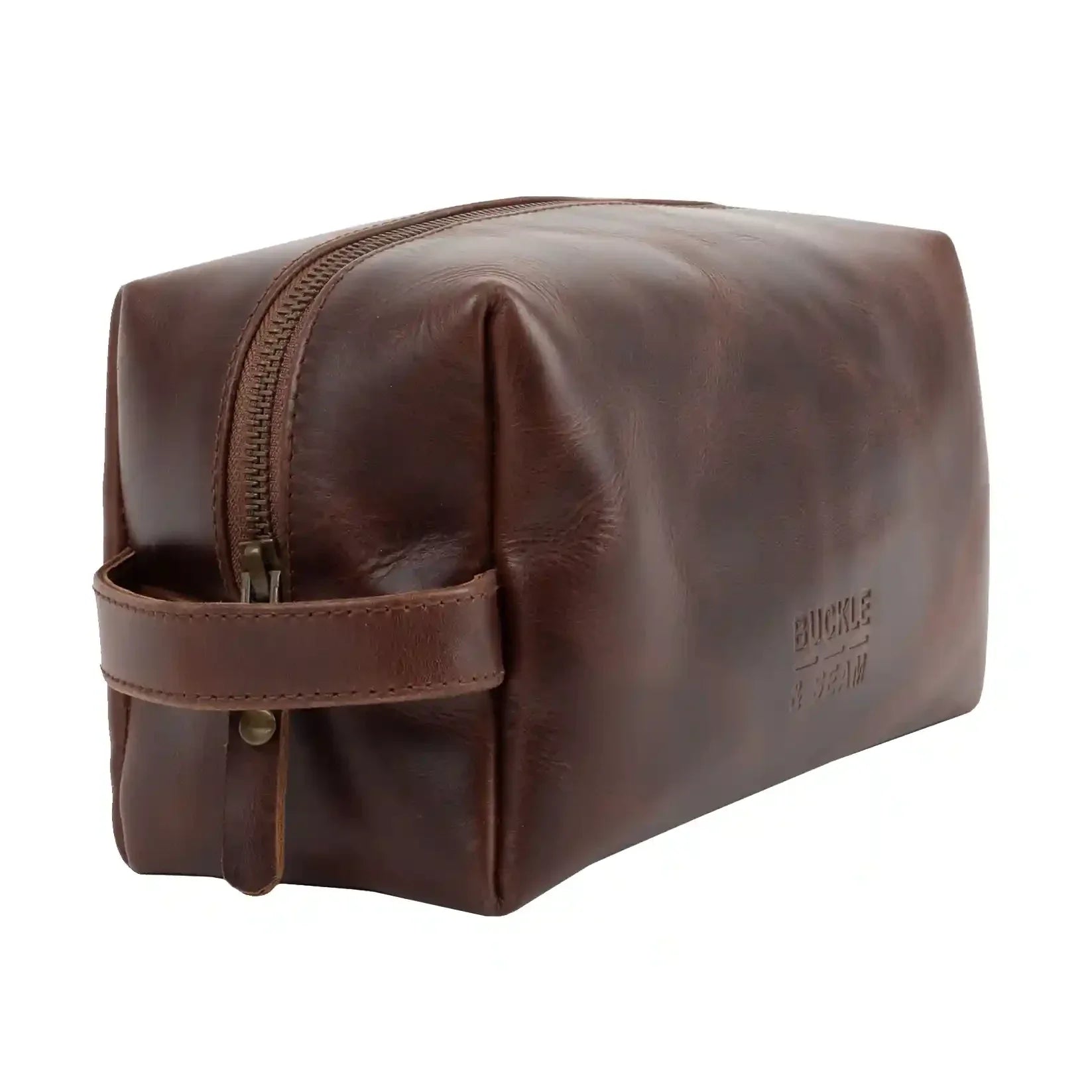 Buckle & Seam wash bag Everest 22 cm - Brown