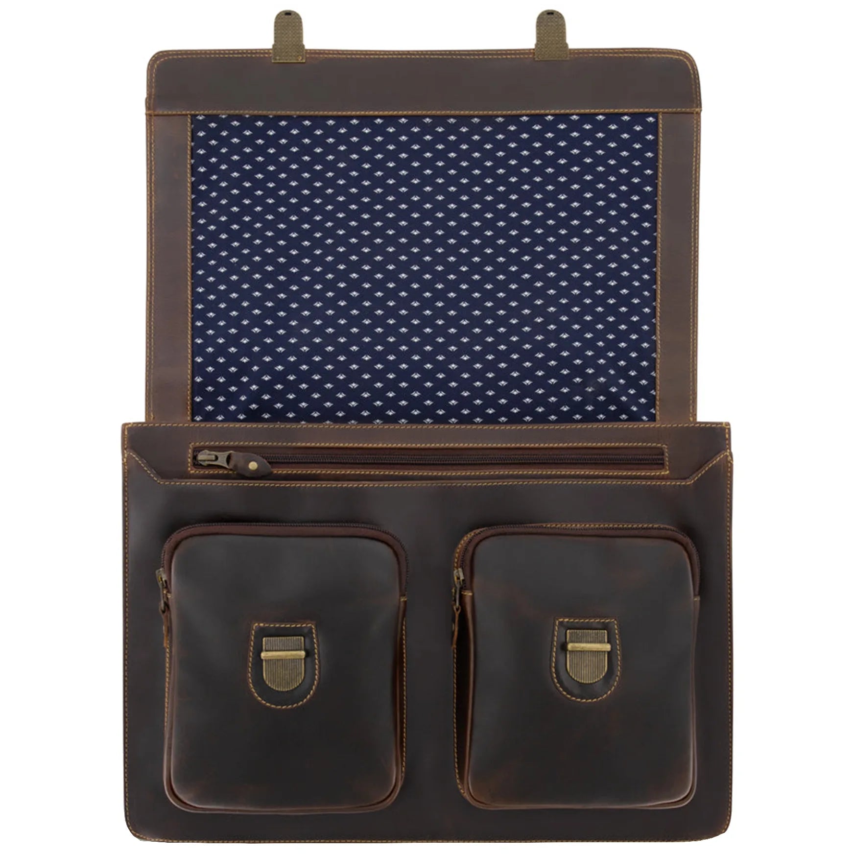 Buckle & Seam briefcase Nevada 42 cm - Brown