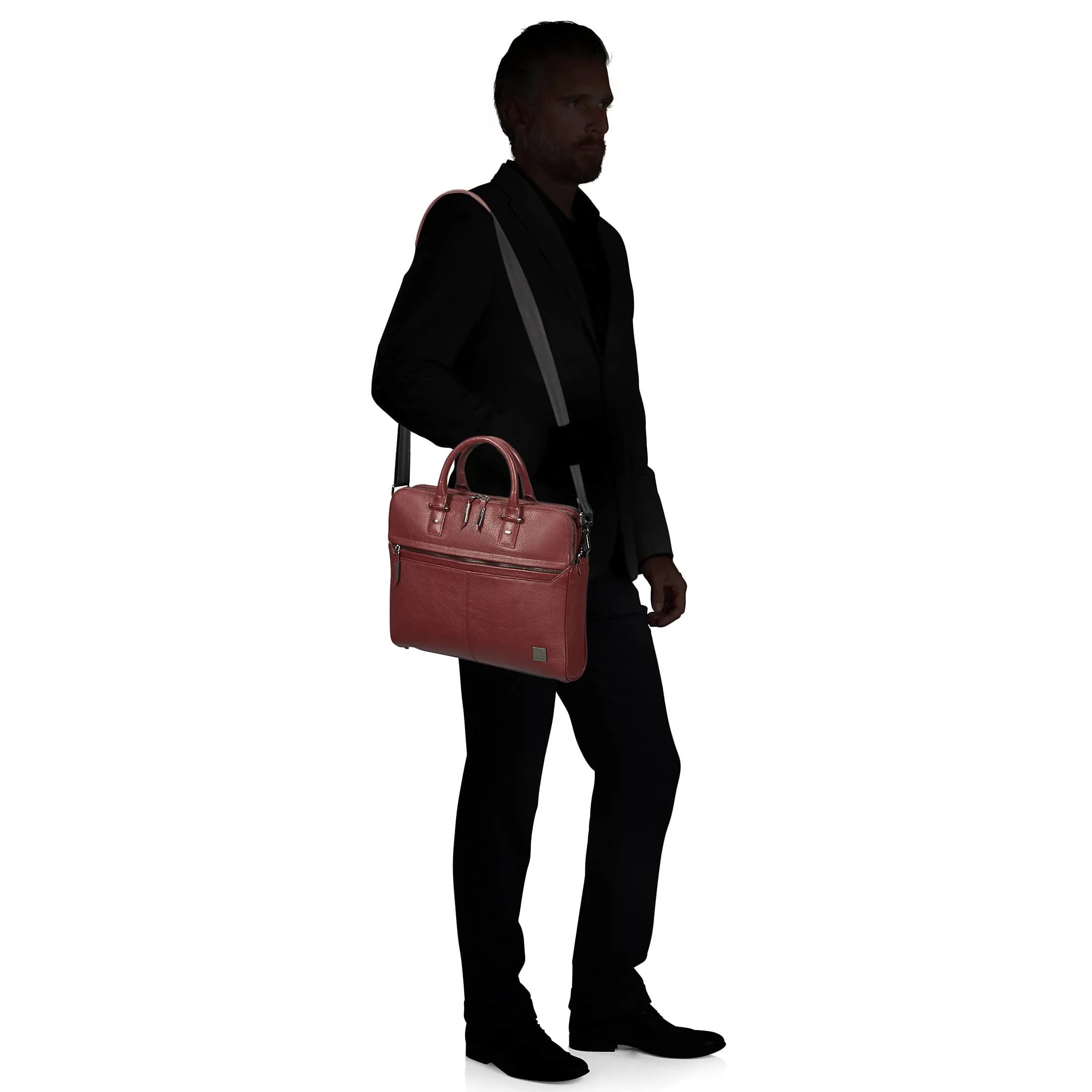 Samsonite Senzil briefcase 38 cm - taupe