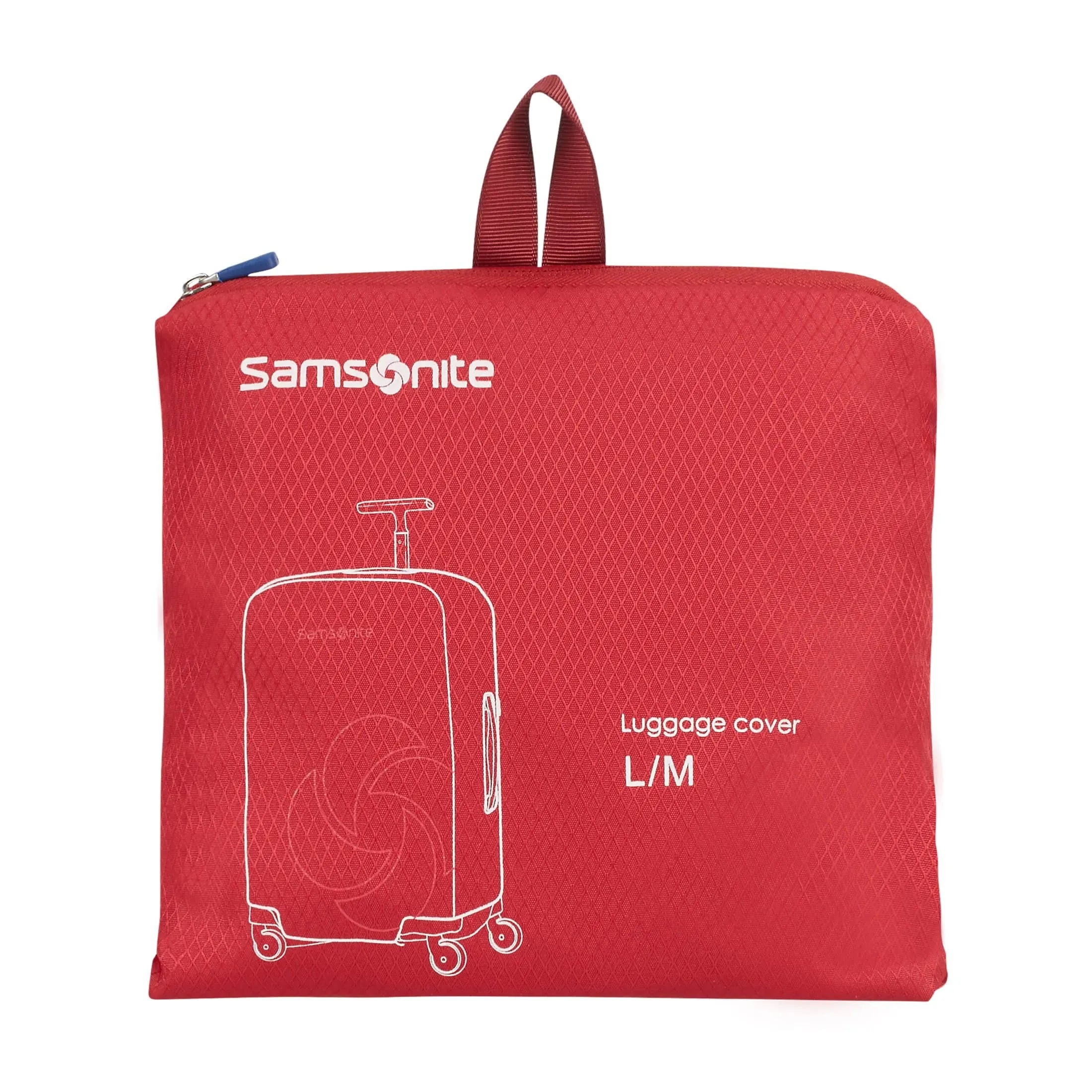 Samsonite Travel Accessories Kofferhülle L/M 75 cm - red