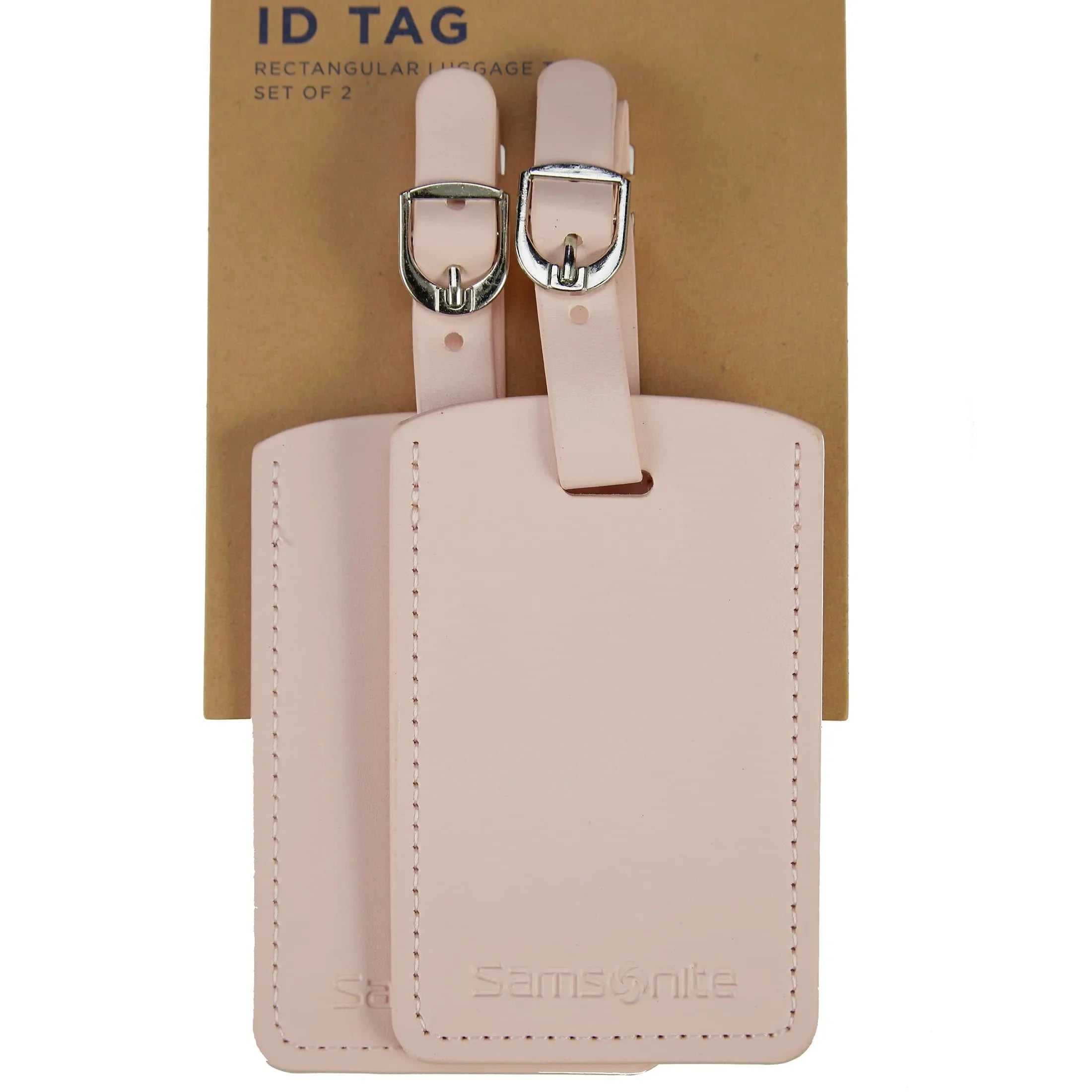 Samsonite Travel Accessories ensemble d'étiquettes à bagages - rose pâle