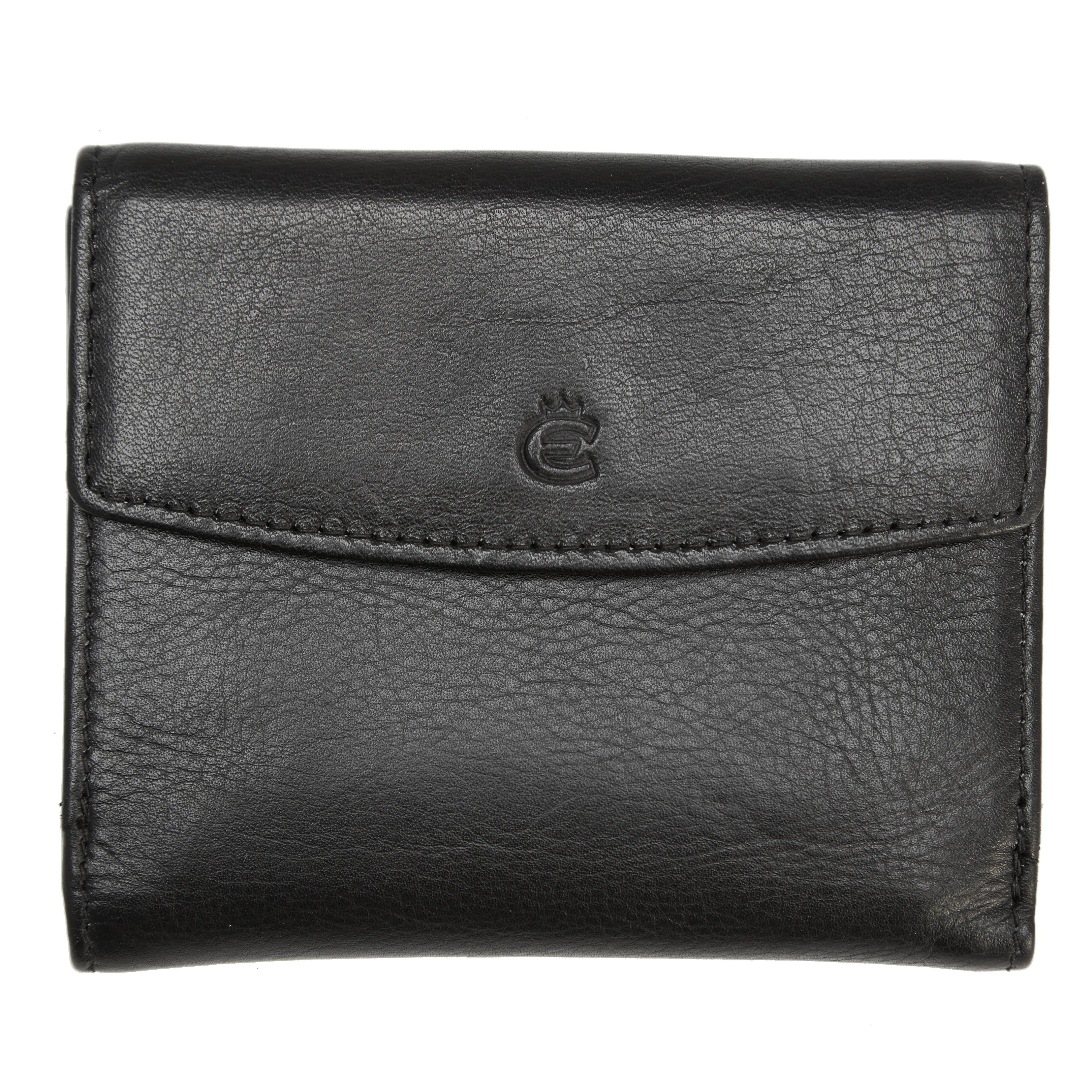 Esquire Eco ladies pocket wallet 10 cm - black