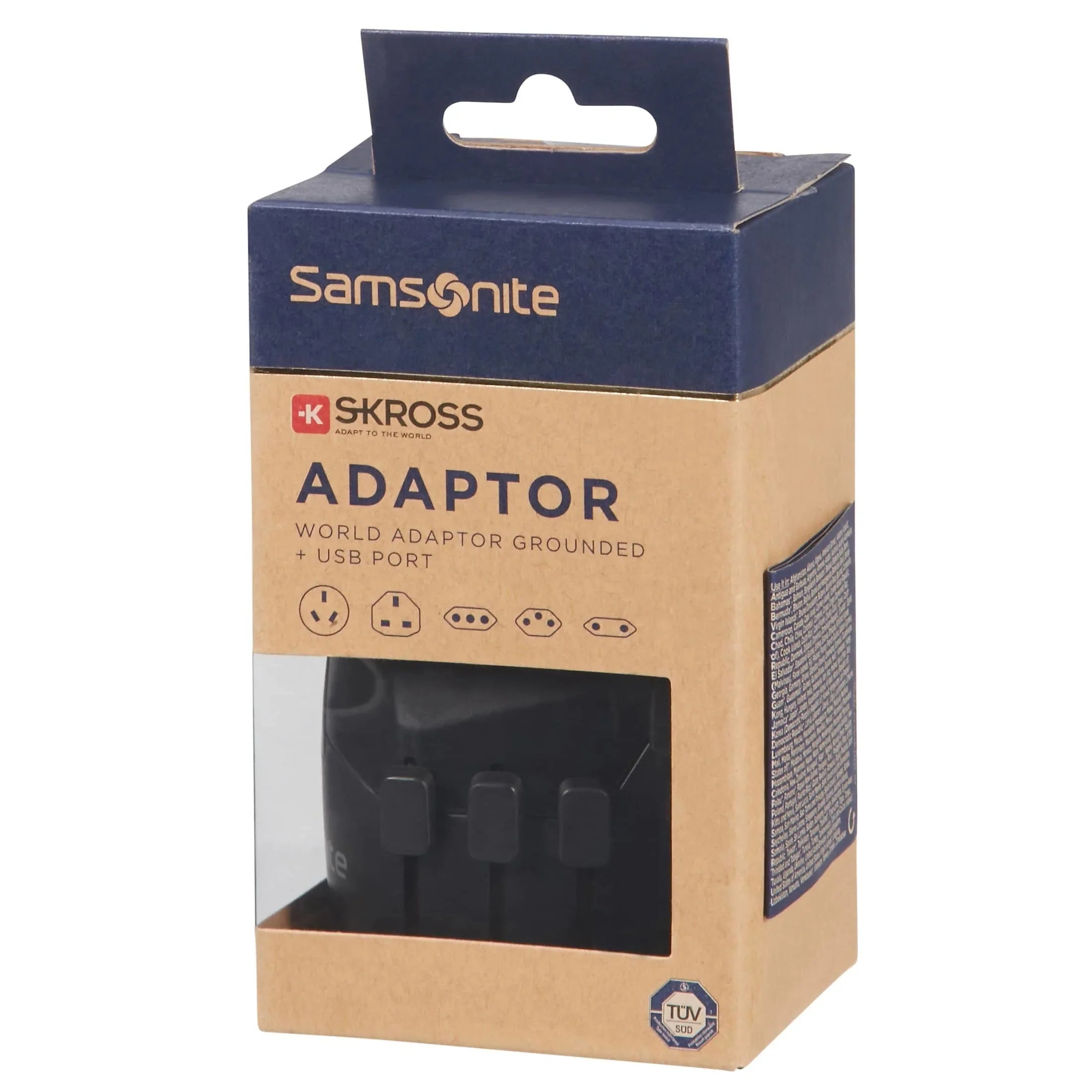 Samsonite Travel Accessories Worldwide USB adapter plug - black