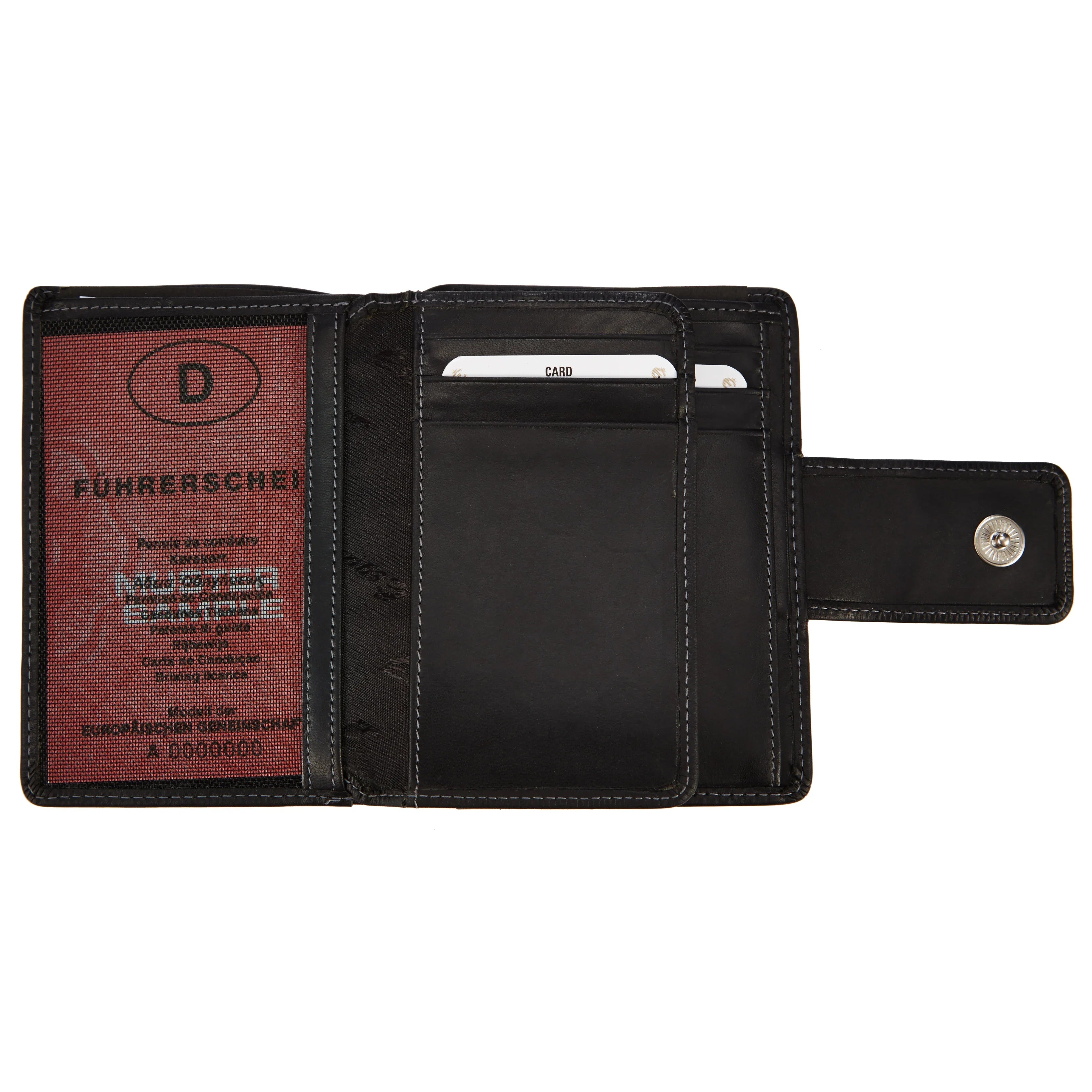 Portefeuille femme Esquire Dallas 12 cm - noir