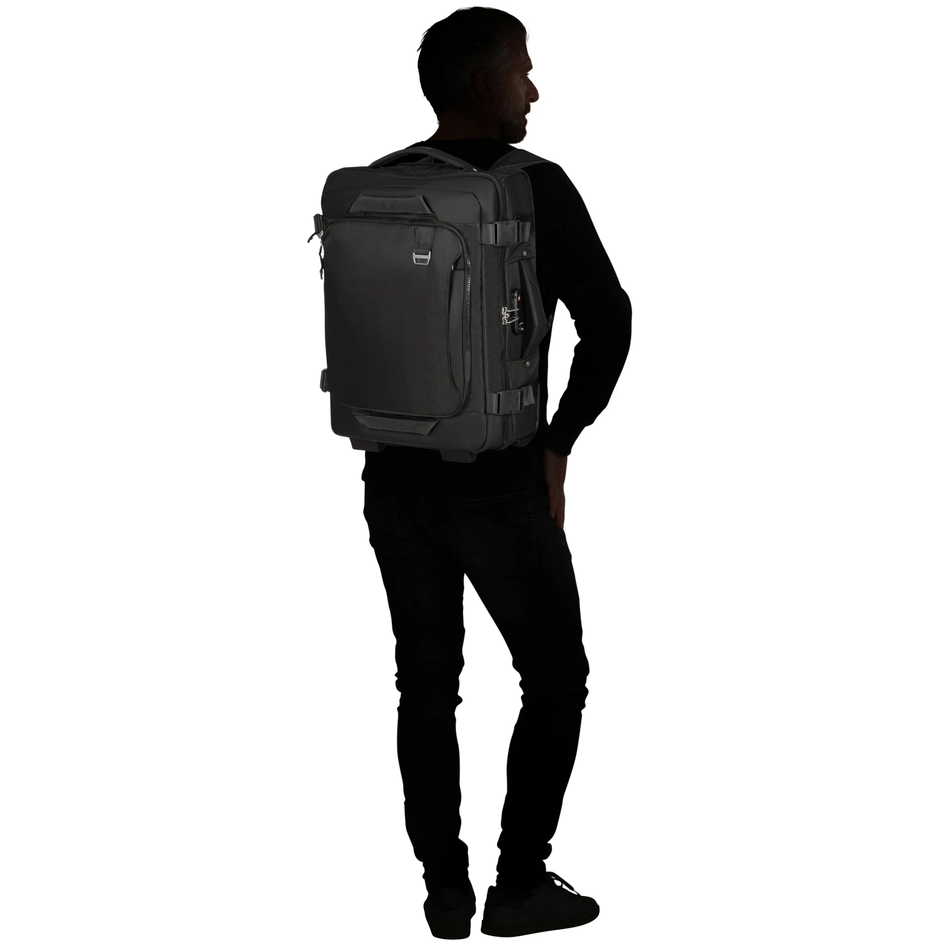 function 55 rolling bag Samsonite Midtown travel with backpack Duffle