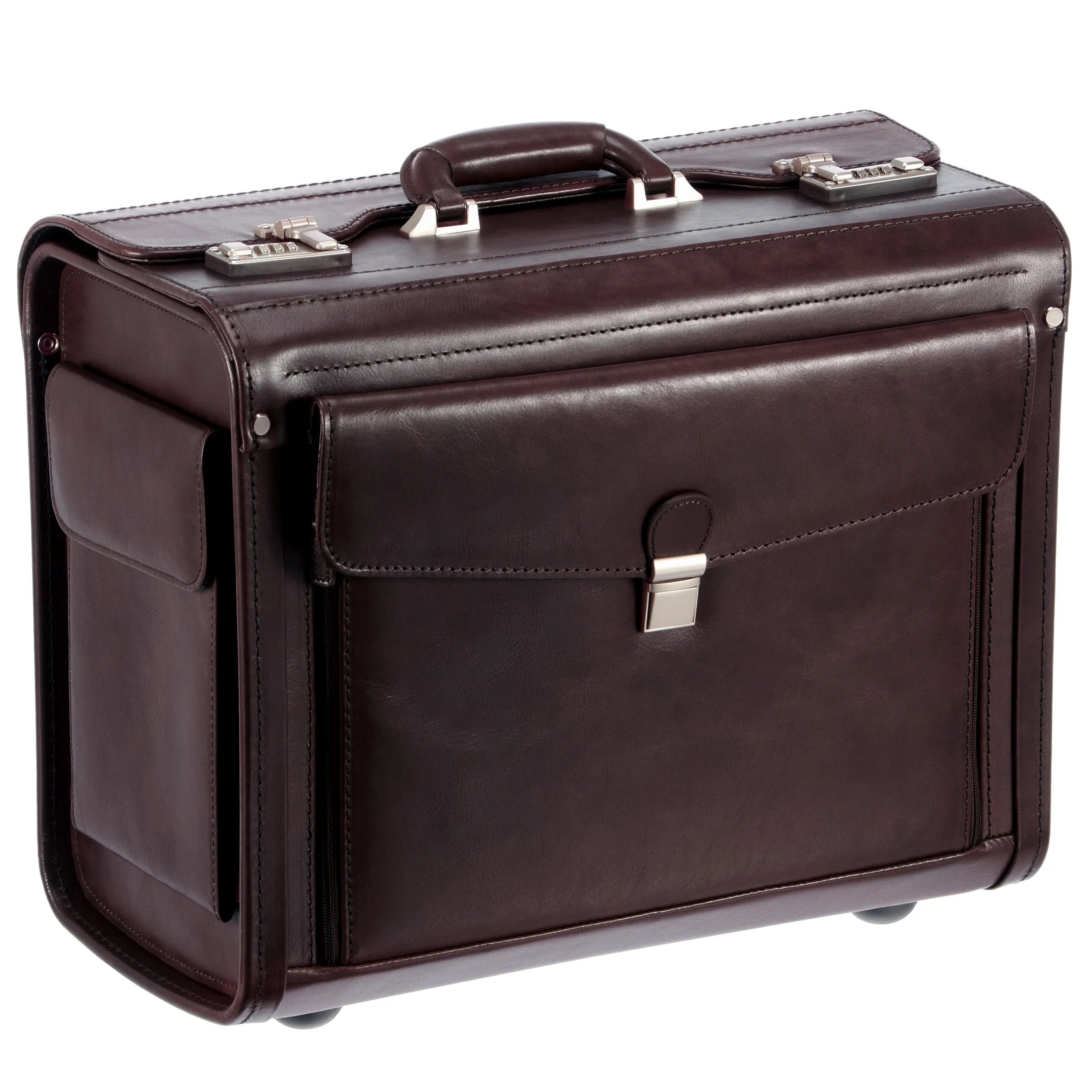 Dermata Business pilot case leather 45 cm - brown