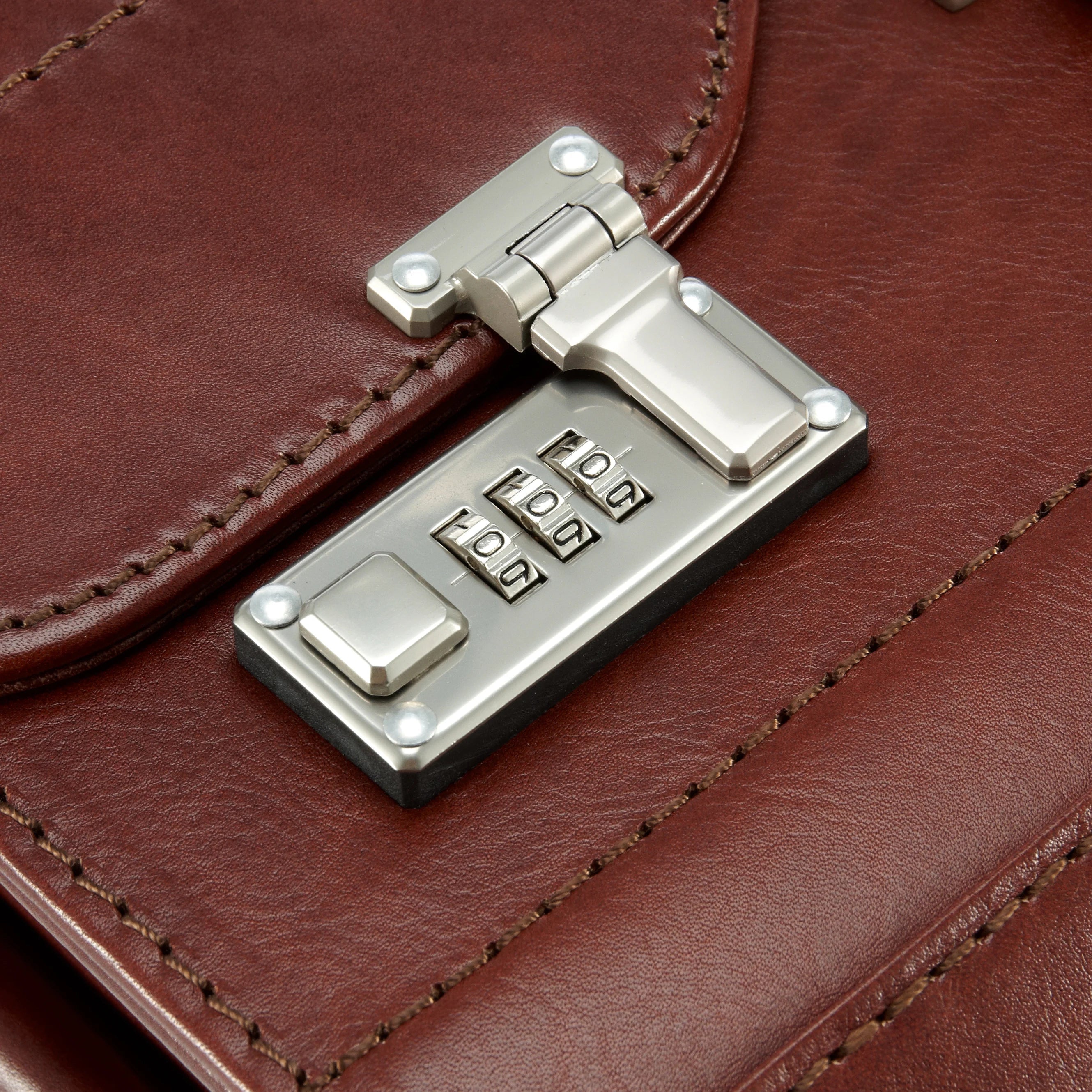 Dermata Business pilot case leather 45 cm - cognac