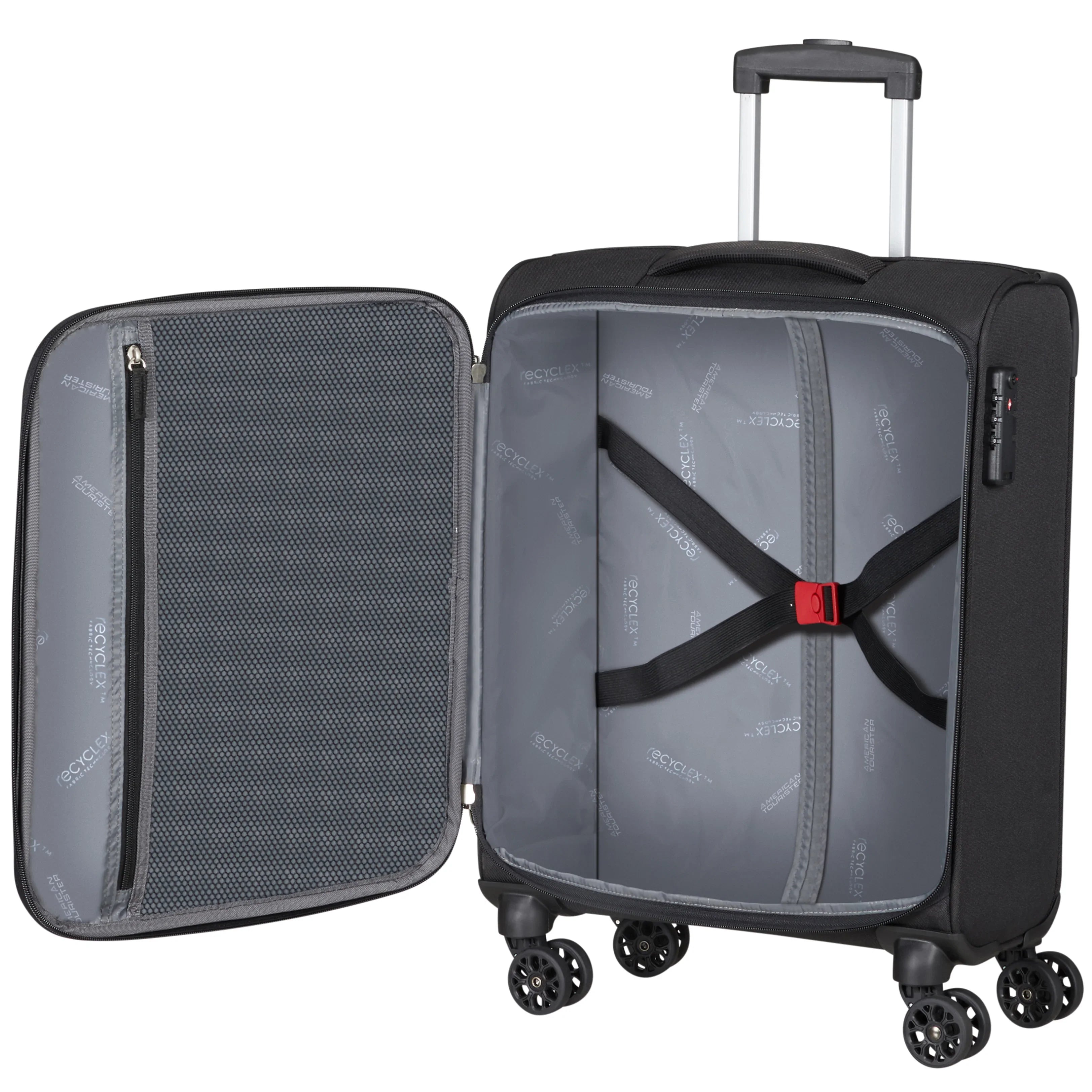 American Tourister Hyperspeed 4-wheel cabin trolley 55 cm - combat navy