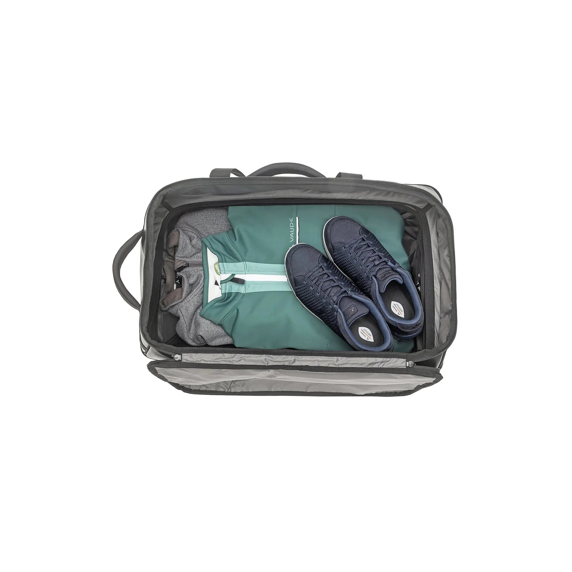Vaude Wash Off 3.0 Rotuma 65 rolling travel bag 61 cm - apple green